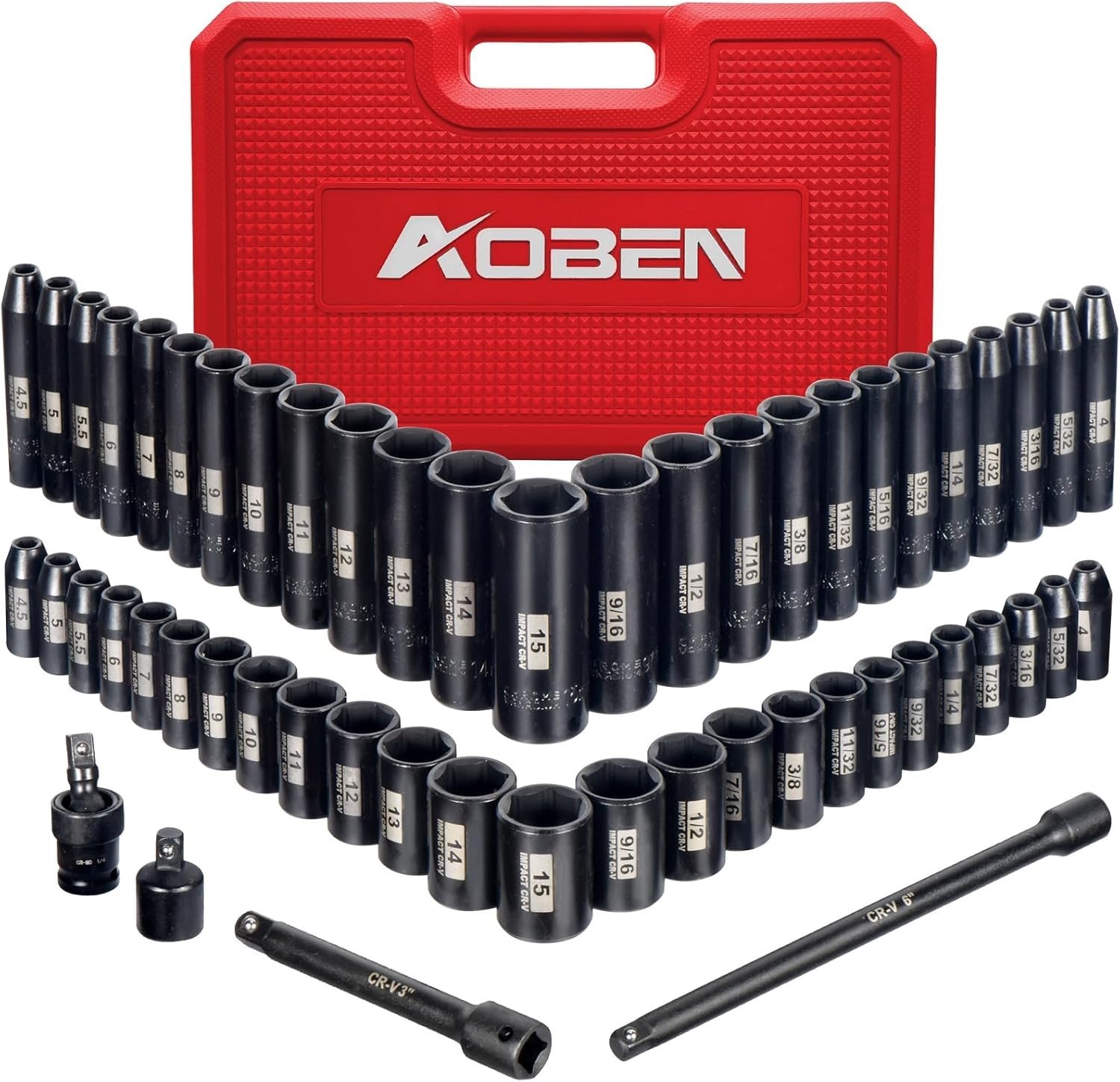 Professional Quality 54-Piece Socket Set with Nutsetter & Corrosion Resistance