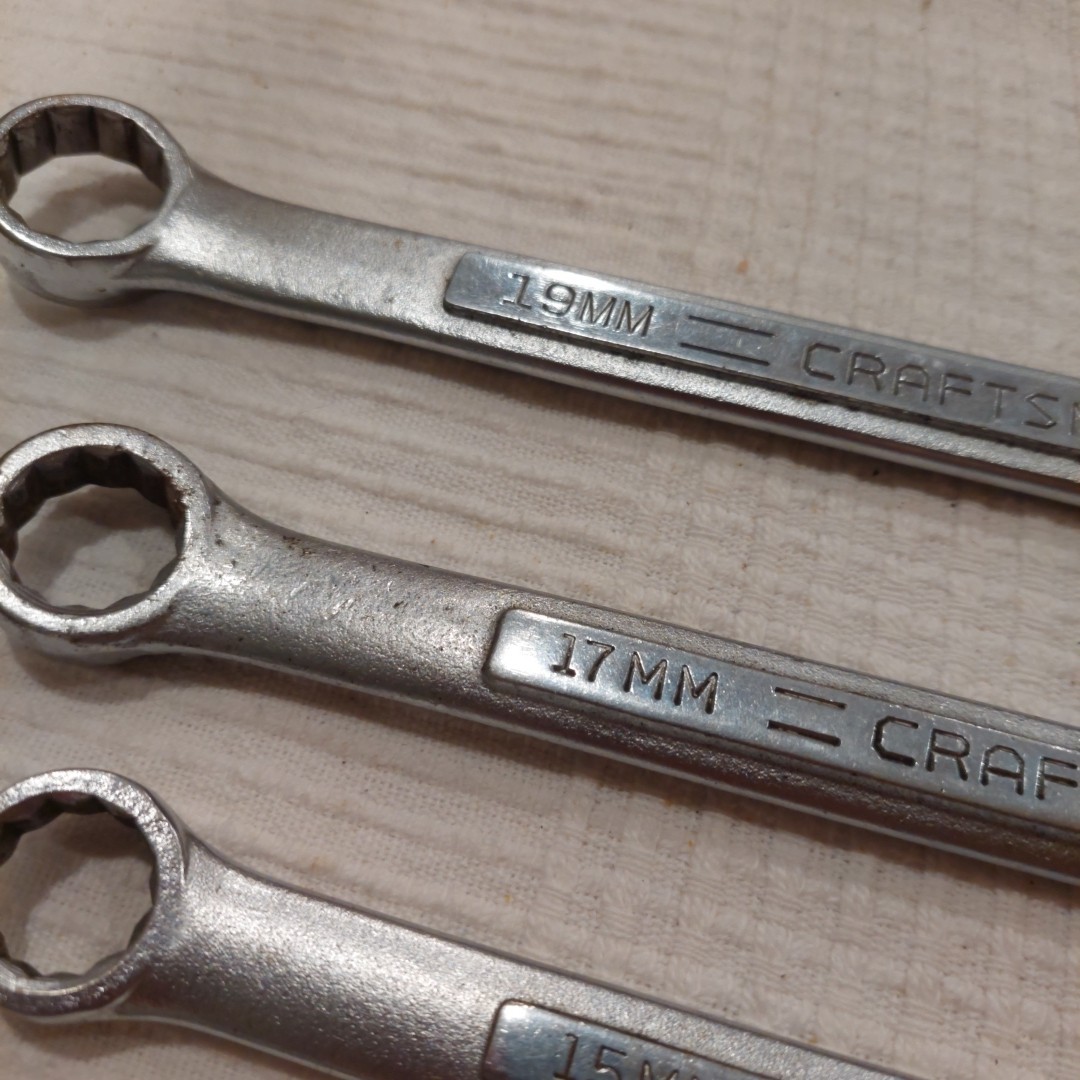 CRAFTSMAN Metric 12PT Combination Wrench Set (7-pieces) 9mm-19mm U.S.A.