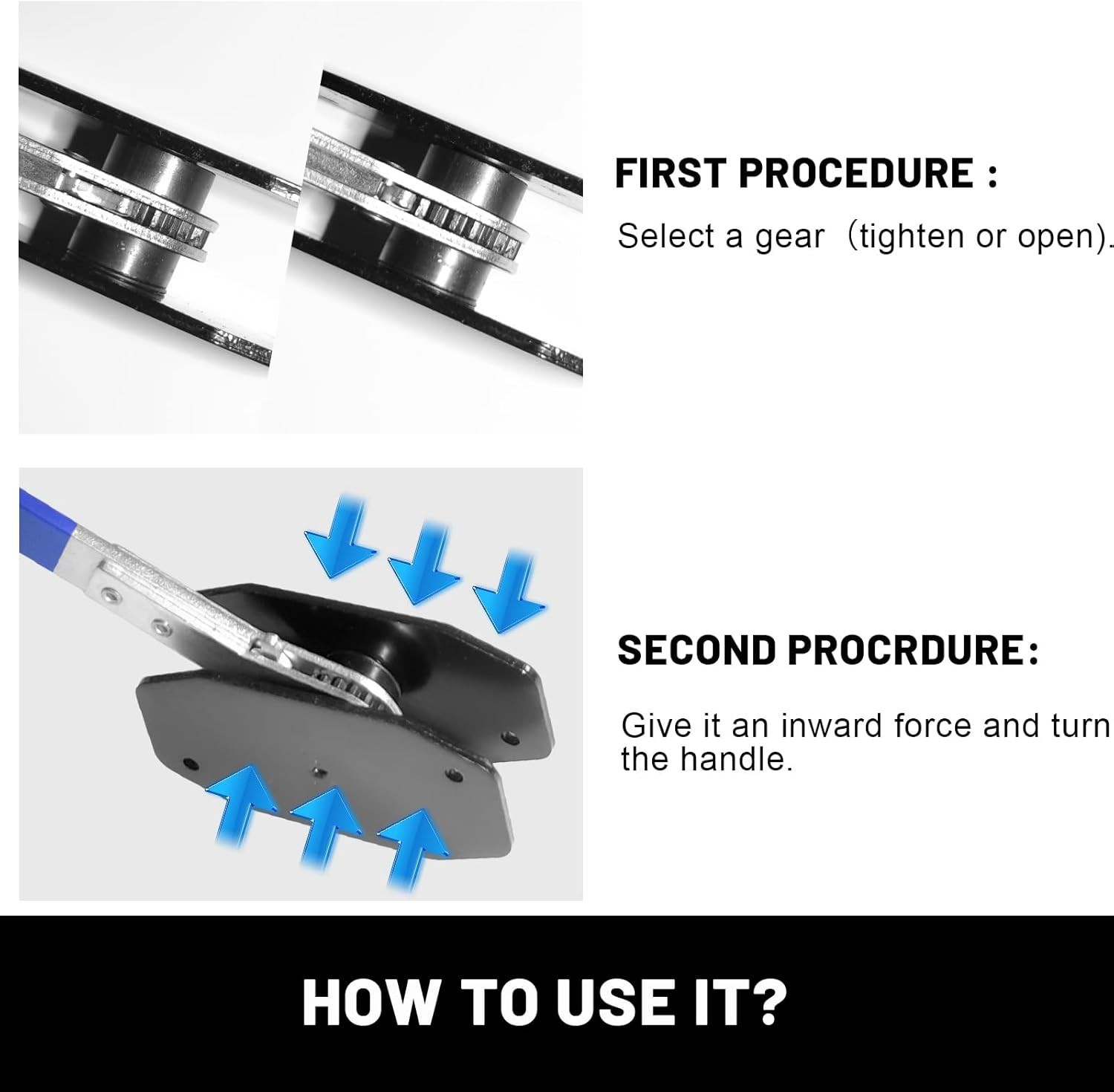 Car Ratchet Brake Piston Wrench Spreader Caliper Pad Install Tool Press Portable