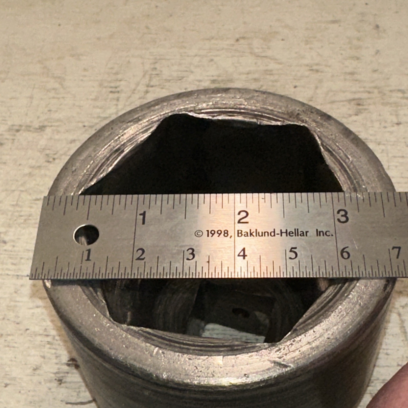 Snap-on IM843, 2-5/8″ Shallow Industrial Impact Socket, 1″ Drive, 6 Point