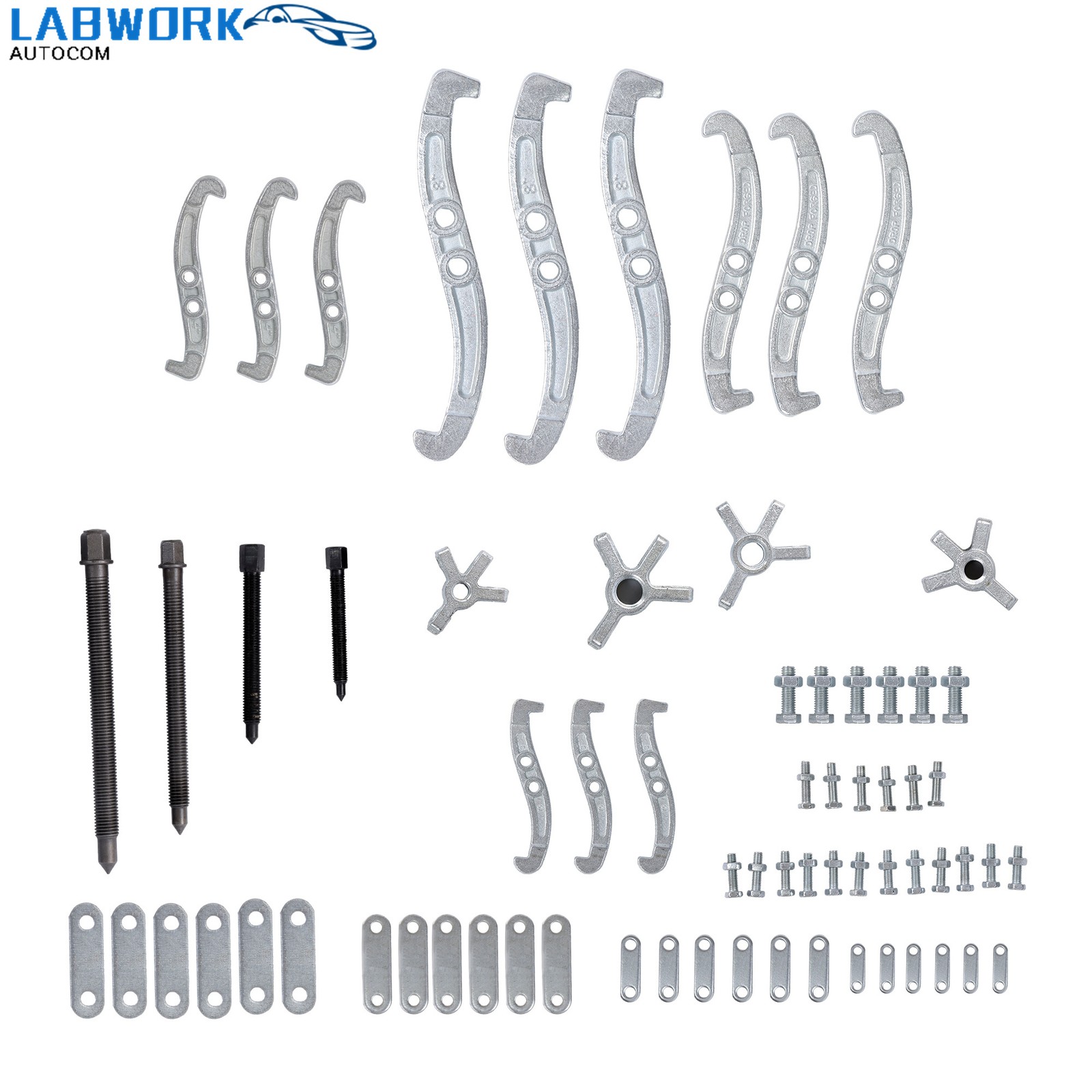 Gear Puller Set 3″ 4″ 6″ 8″ 3 Jaw Puller Kit for Pulley Gear Bearing Flywheel