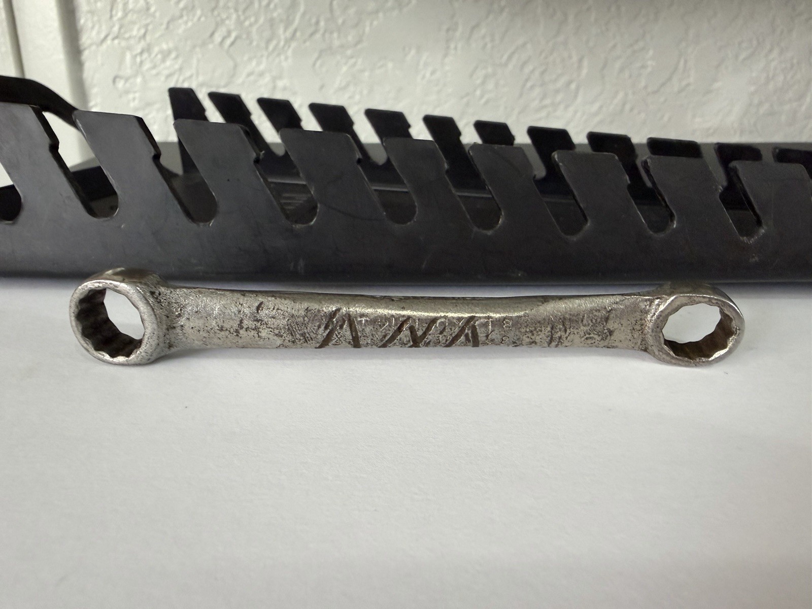 Blue-Point XD-1214 3/8” x 7/16” double offset 12 point box end wrench, 4.5″ long
