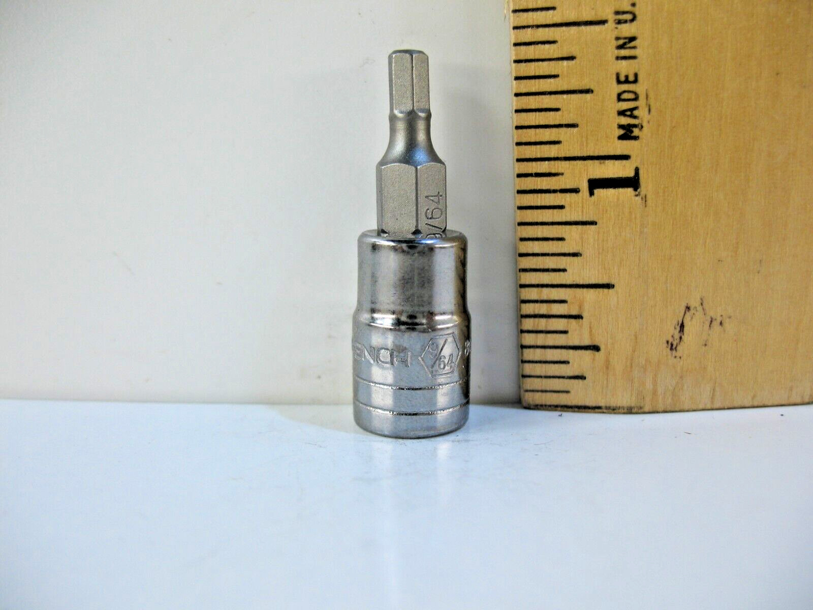 GearWrench 80156N, 1/4″ Drive Hex Bit Socket 9/64″ – Brand New