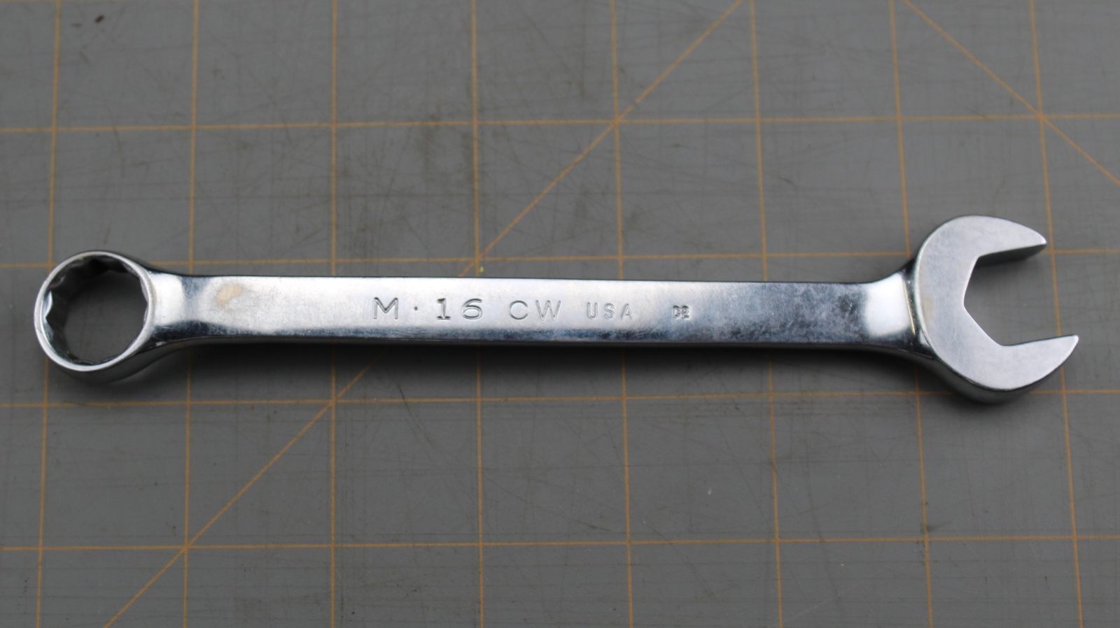 Mac Tools USA M16CW 16mm 12 Point Chrome Short Stubby Combination Wrench