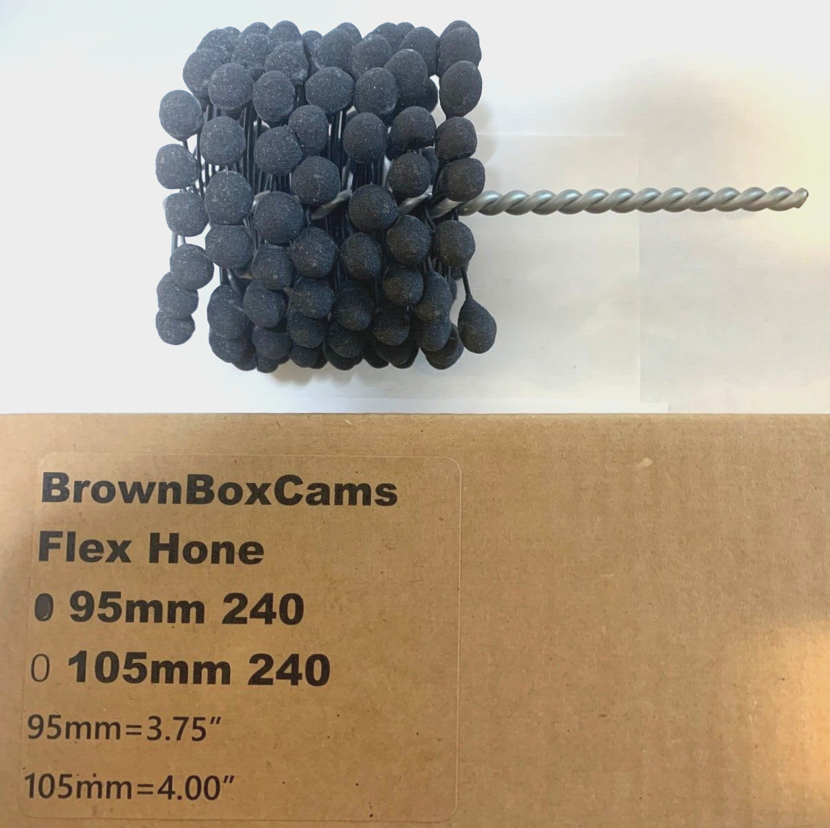 3-3/4″ 95MM HONE The Original Flexi Ball 240 grit BrownBoxCams Free Ship USA