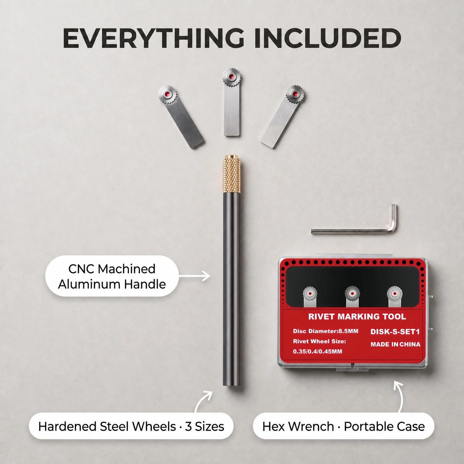 Model Rivet Maker Tool RM-S1 – Small Diameter RM-S1, as shown in the picture