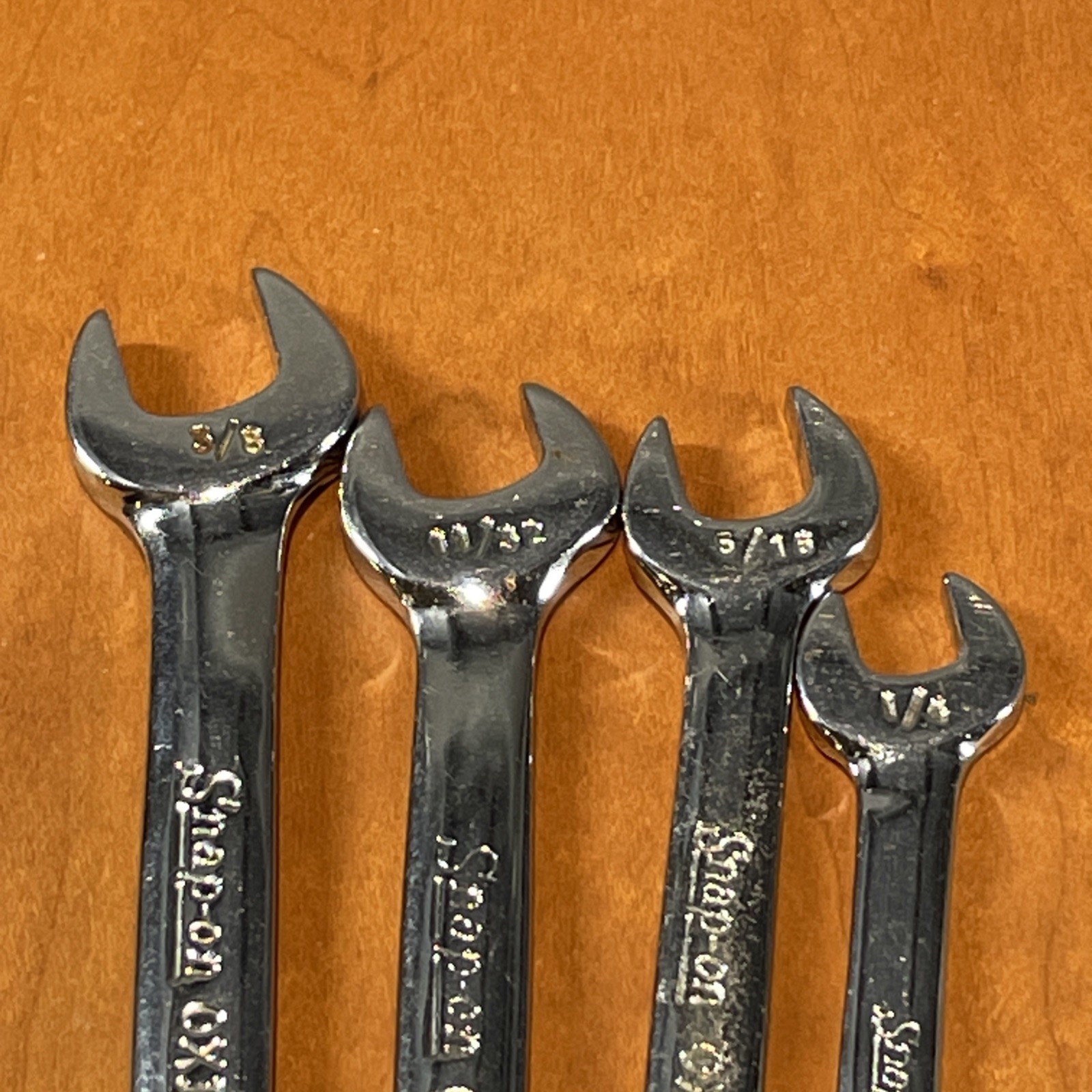 6 Snap-On OXI 8, 10, 11, 12 + OXI M6, M7 Midget SAE 6 Pt Combination Wrenches