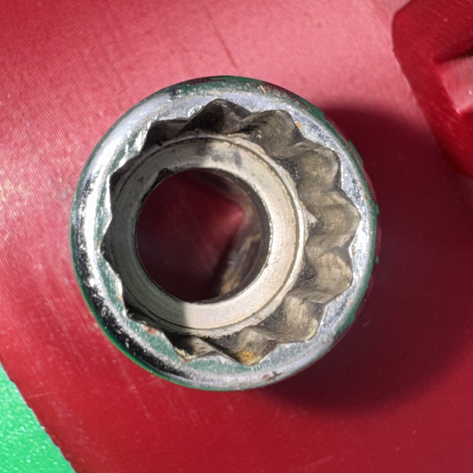 Snap On F161 3/8″ Drive 12-Point SAE 1/2″ Shallow Chrome Socket Engraved 4