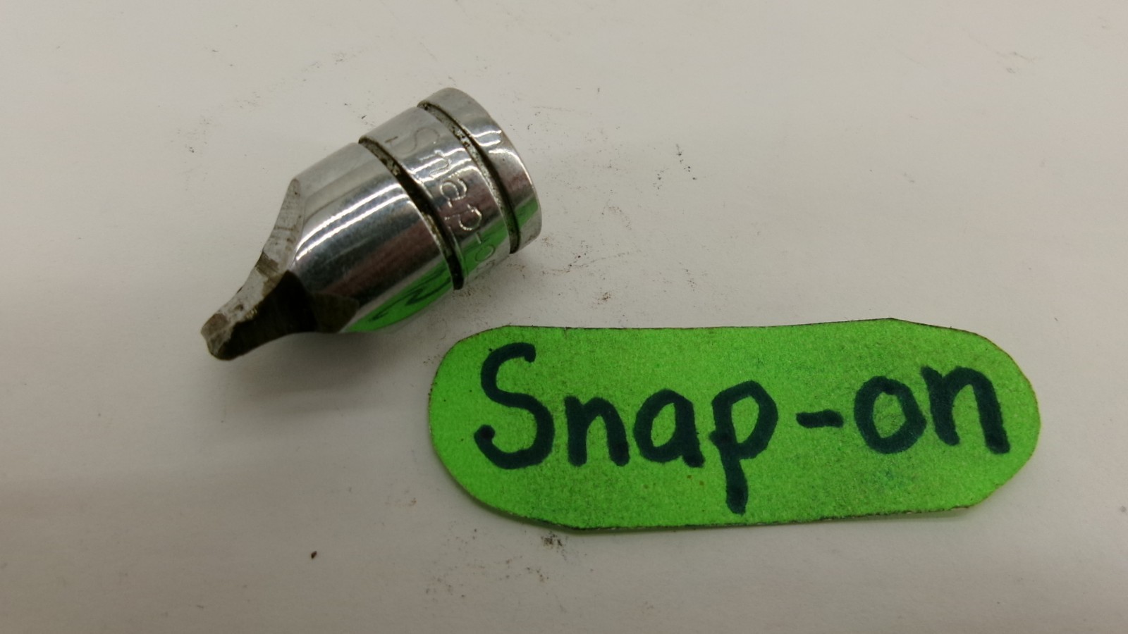 Snap-on Tools 3/8″ drive Straight Blade Drag Link Bit Driver Socket USA F22A
