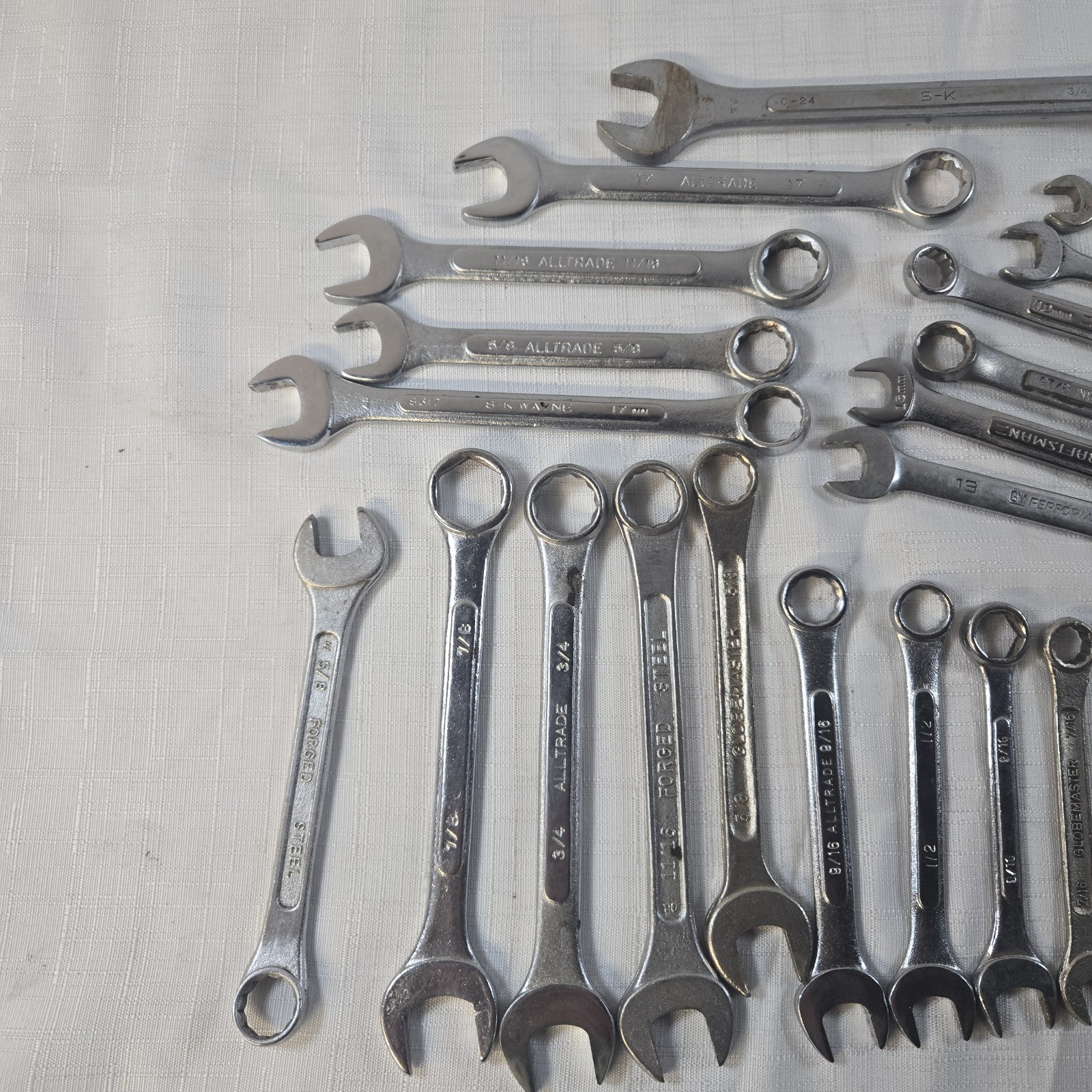 Mixed Wrench Lot 30+ Pcs – Craftsman Globemaster Alltrade Hand Tools B93