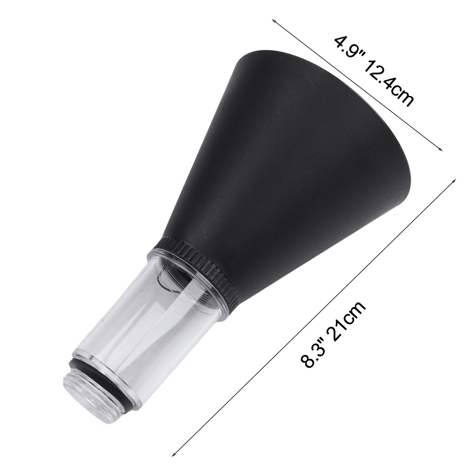 Locking Oil Funnel Threaded Adapter Hands-Free Fill Tool 37mm For Toyota For KIA