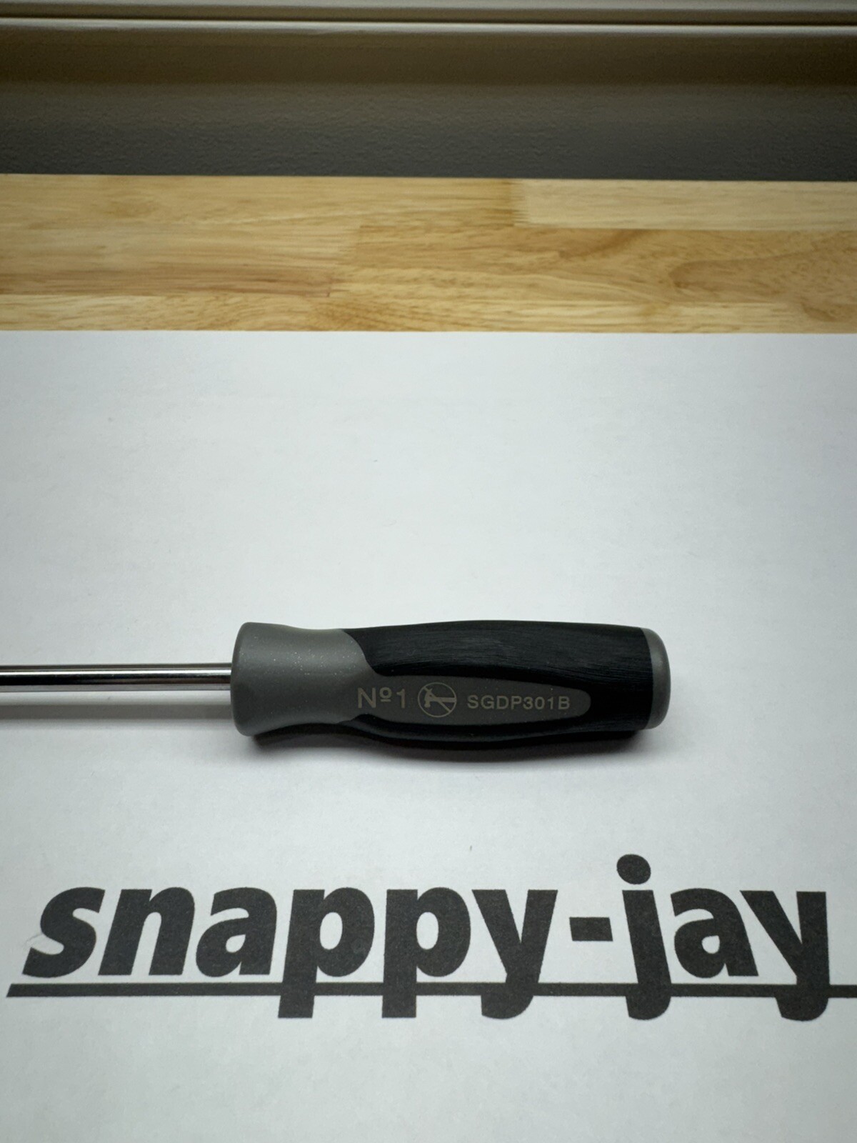 Snap-on Tools USA NEW TITANIUM #1 Phillips Soft Grip Mini Screwdriver SGDP301BDT