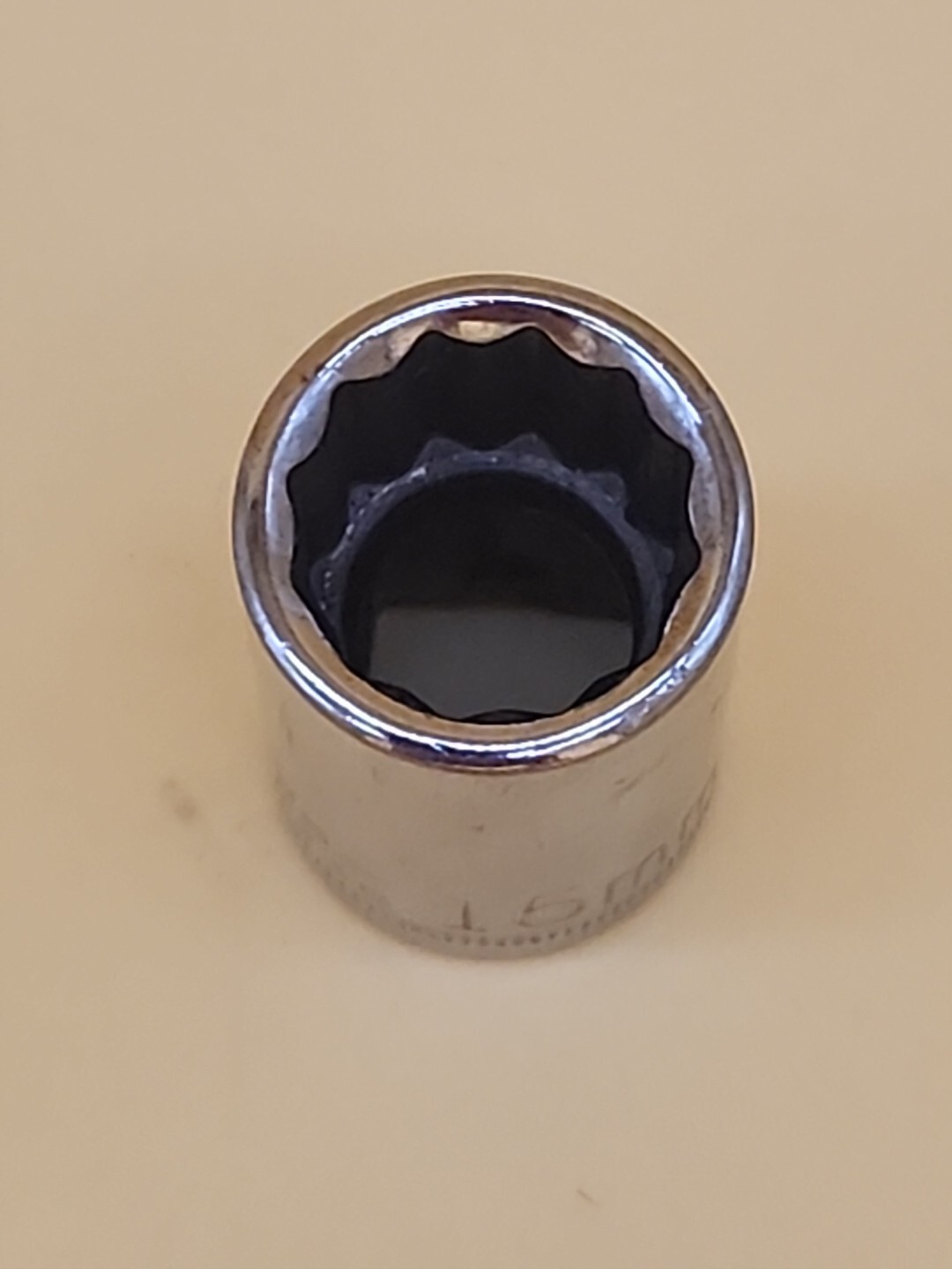 Craftsman Vintage Tools 1/2″ Drive 15MM 12 Pt Shallow Socket Metric G2 44236 USA