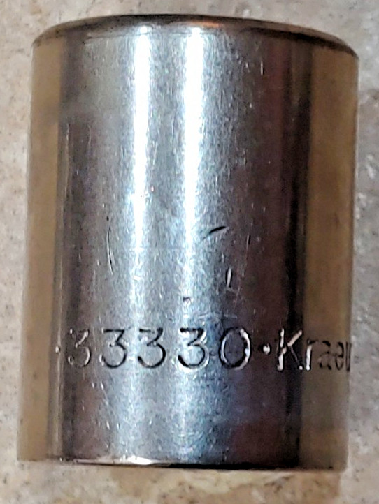 Kraeuter 15/16″ Regular socket #33330, 1/2 drive 12-point Made in USA