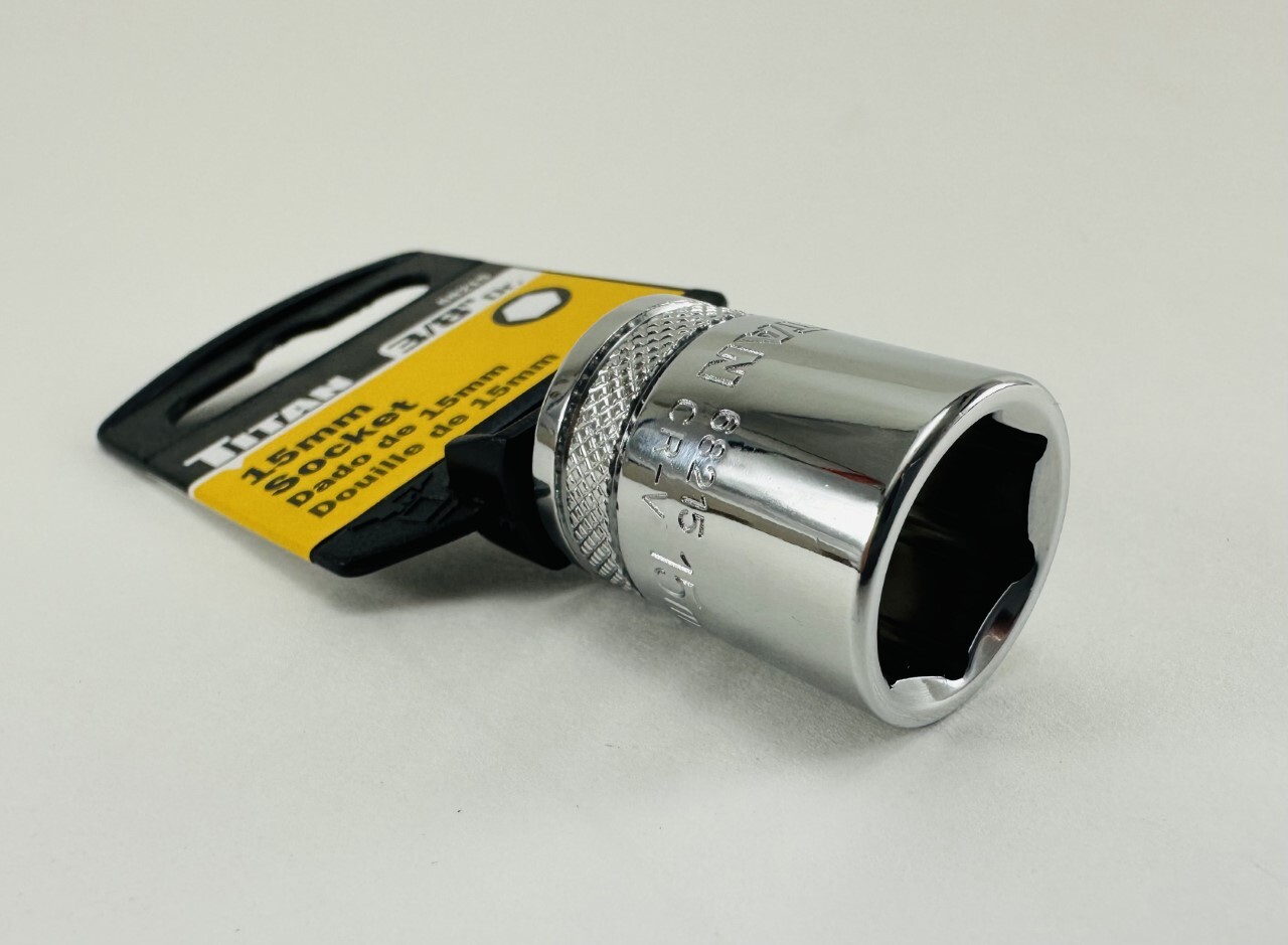 Titan INDIVIDUAL 3/8” Drive Shallow Metric Socket Choose From 6mm – 22mm