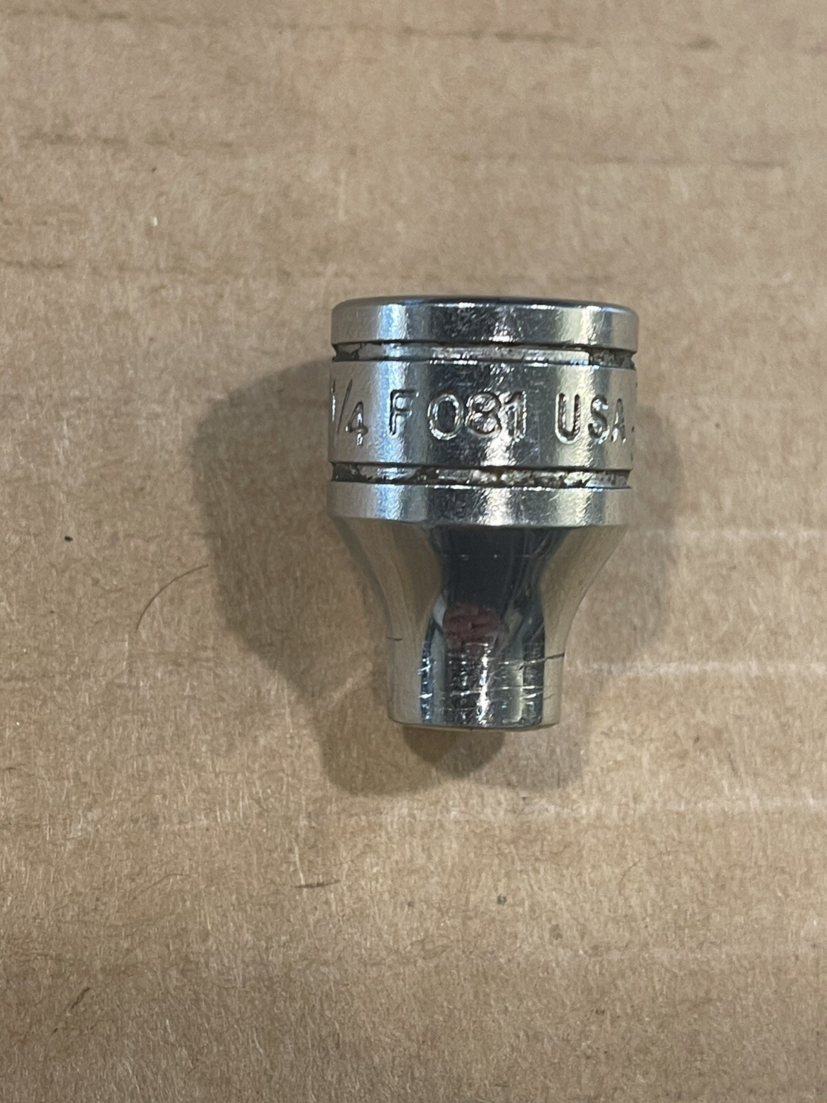 Vintage Snap-on (F081) 1/4” See Socket 3/8” Drive