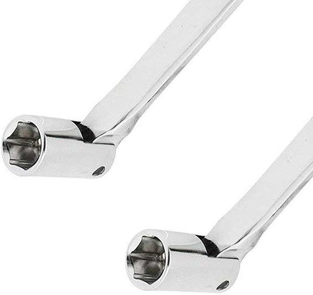 13mm/0.51inch Flex-Head Open End Socket Wrench Ratchet Swivel Head Flex Combi…