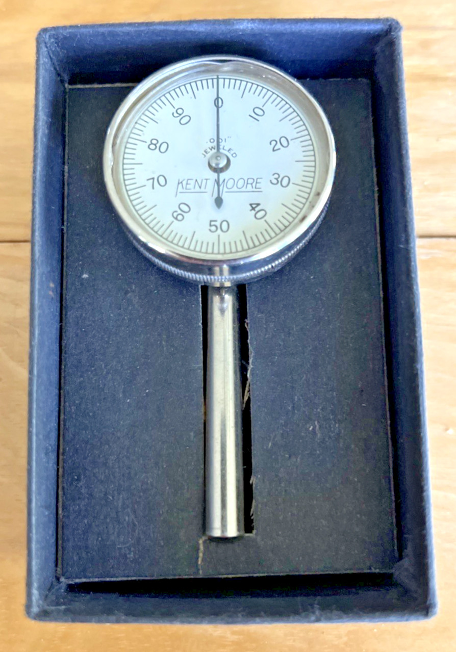 Starrett Kent Moore J-8001 Dial Indicator Gauge Gage