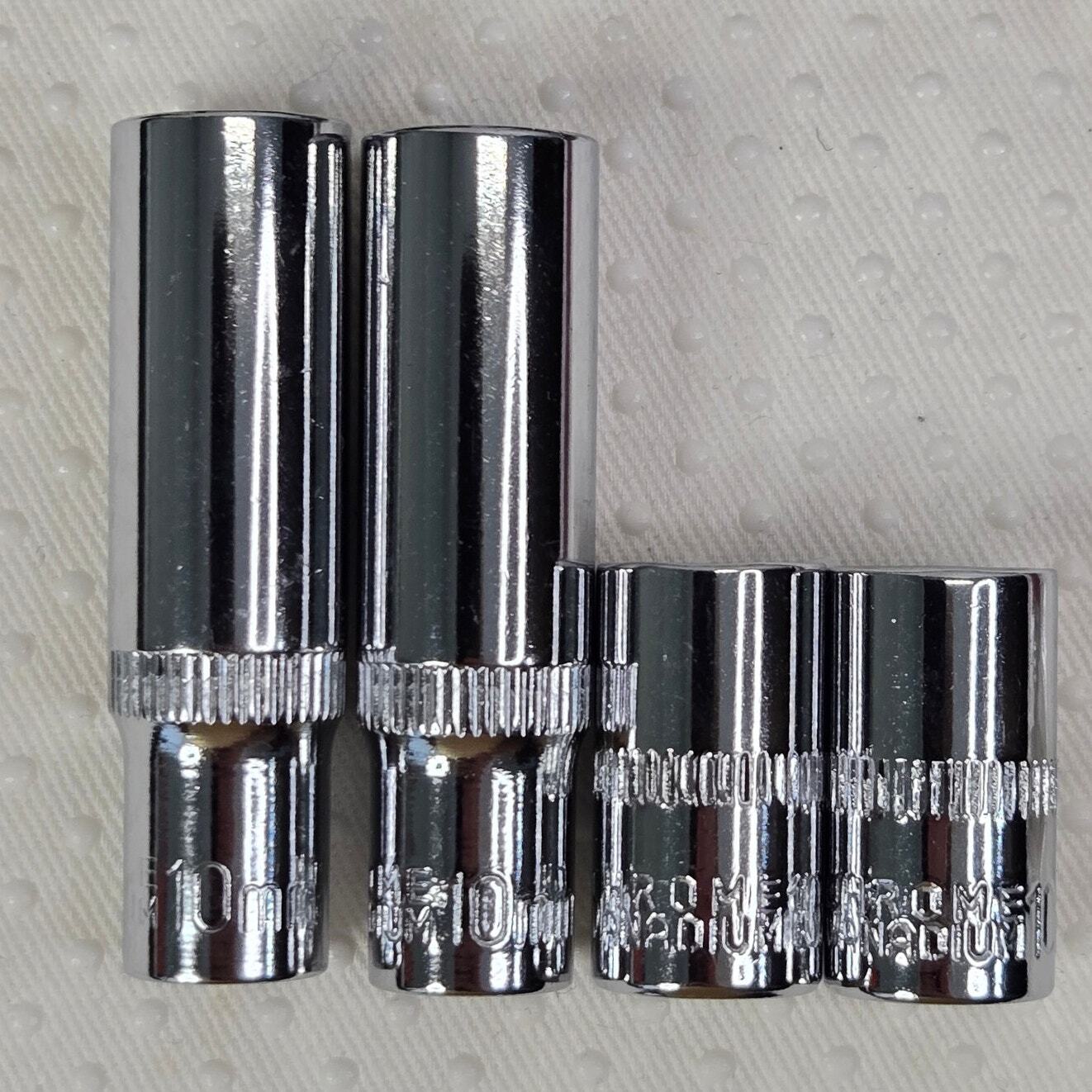 10mm Socket 10 Pcs Set 1/4″ & 3/8″ Multi Pack Magnetic Pick-up Tool