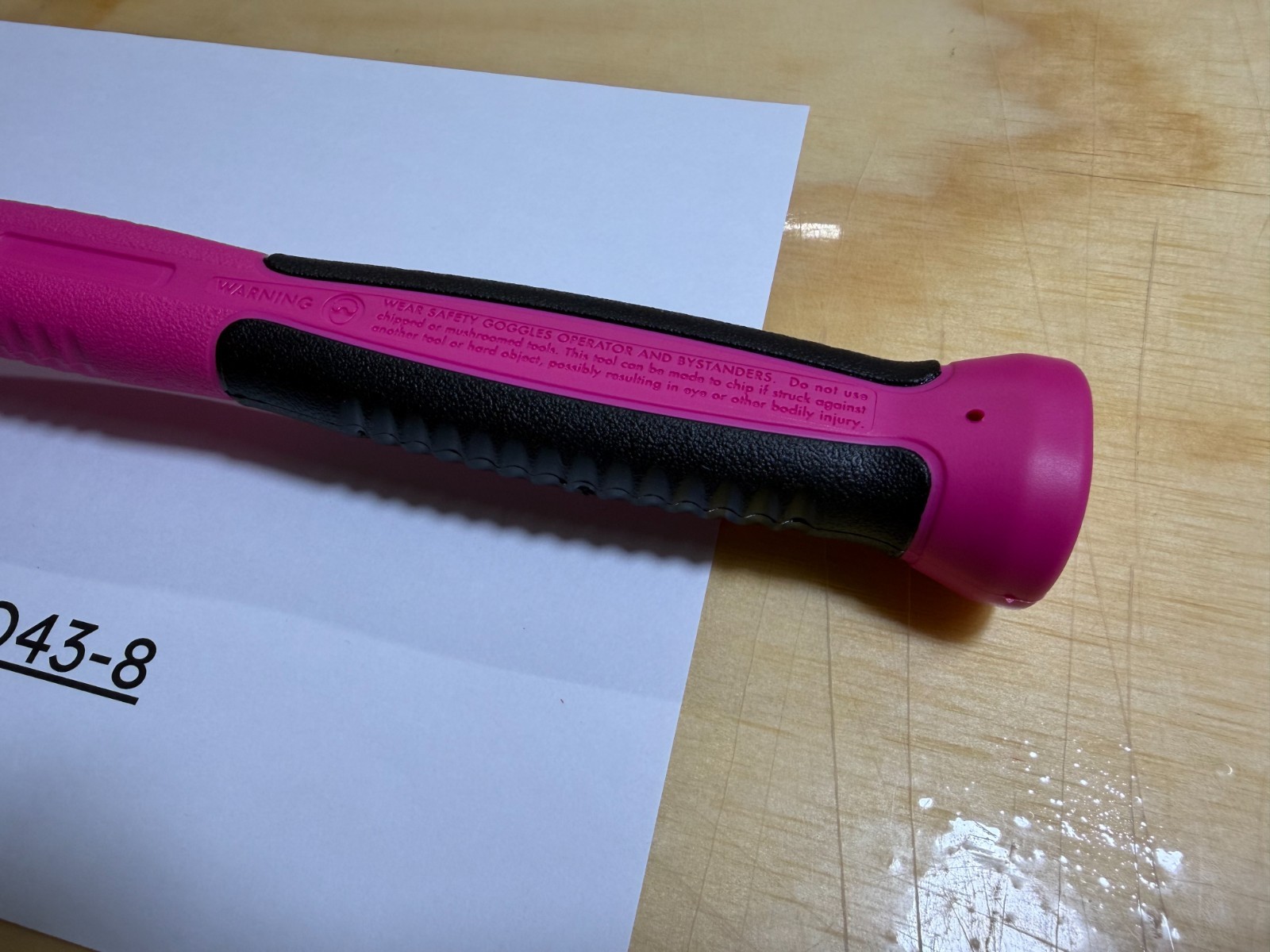 Snap-on Tools NEW ELECTRIC PINK 56oz / 1550g Soft Face Dead Blow Hammer HBFE56EP