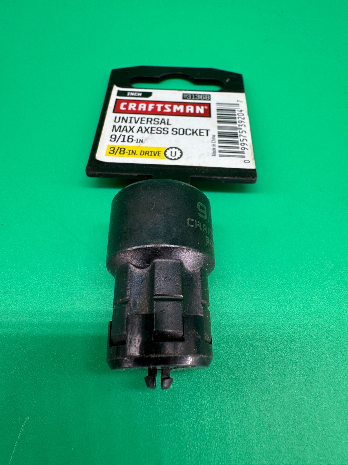 Craftsman Universal Max Axess Pass Through 3/8 in Drive 9/16in Socket Inch 31368
