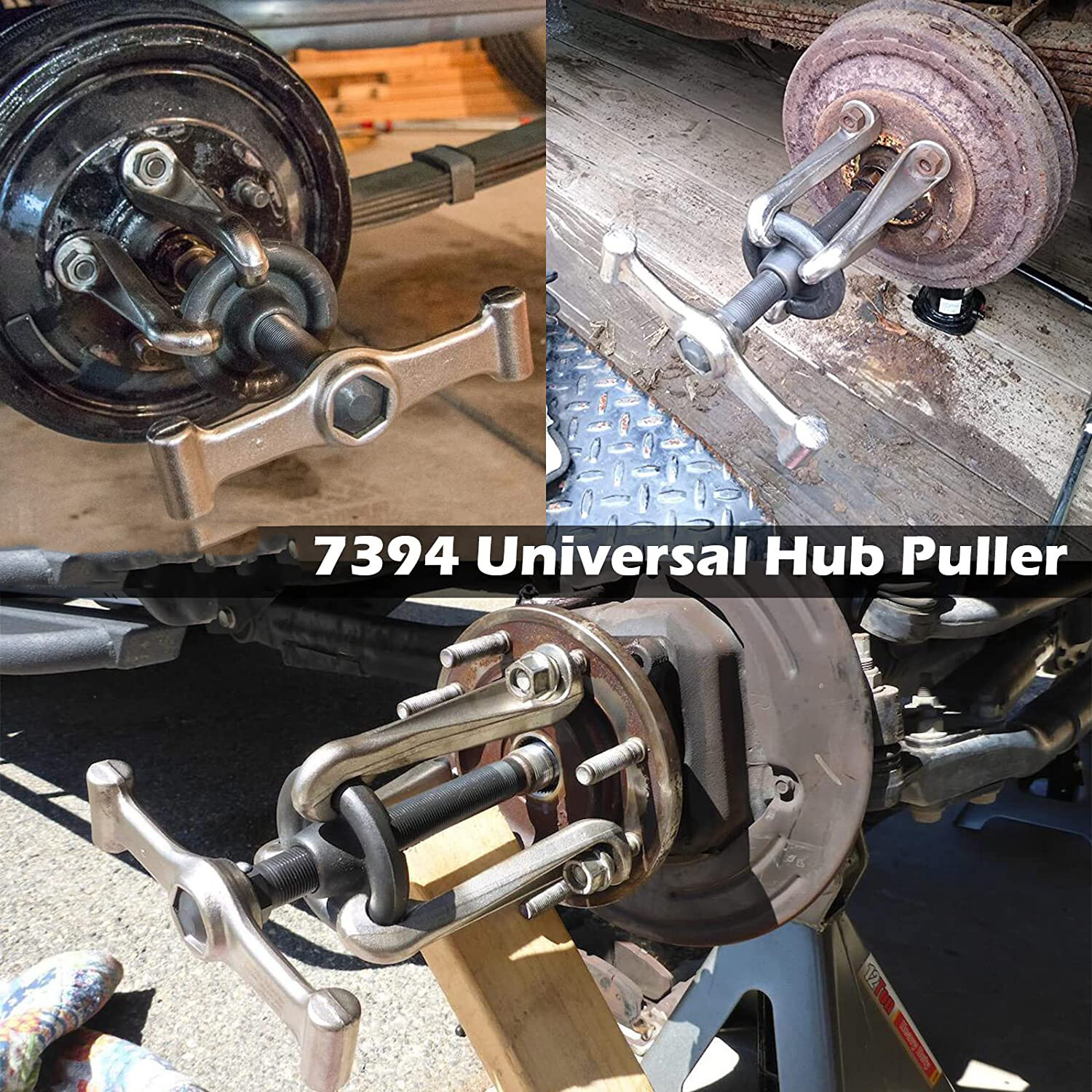 Universal Steel Hub Puller Wheel Hub Removal Tool 7394 for most models of car