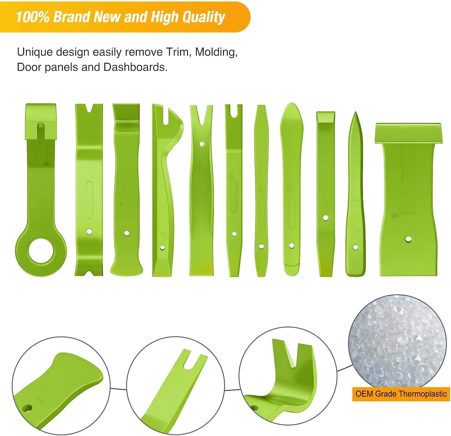 40Pcs Trim Removal Tool,Auto Terminal Removal Key Tool,Auto Clip Pliers Stere…