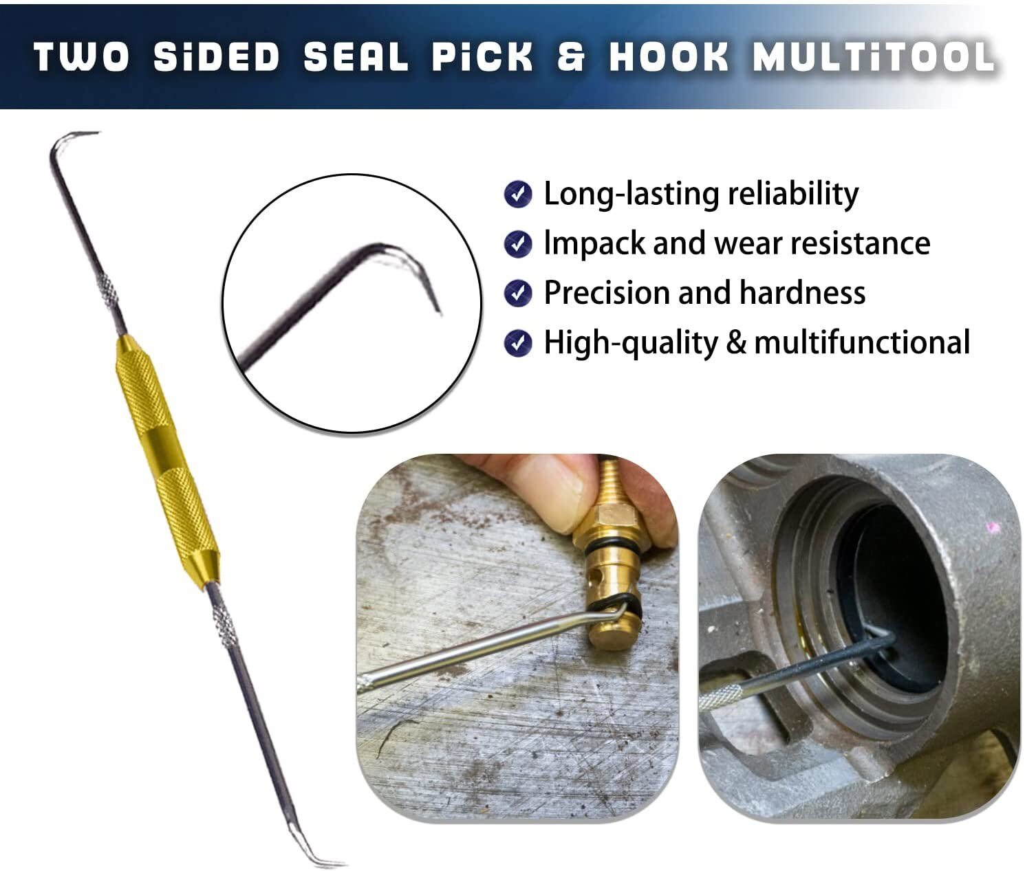 Hydraulic Seal Installation Tool Set, Hydraulic Cylinder Seal Twistor Kit (6pcs)