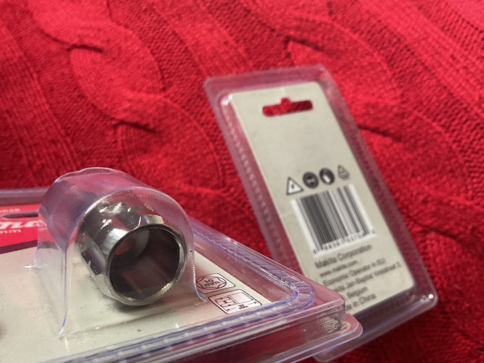 x2 – Pass Thru Socket 10mm – Genuine Makita Part – OEM No. B-65648 – New