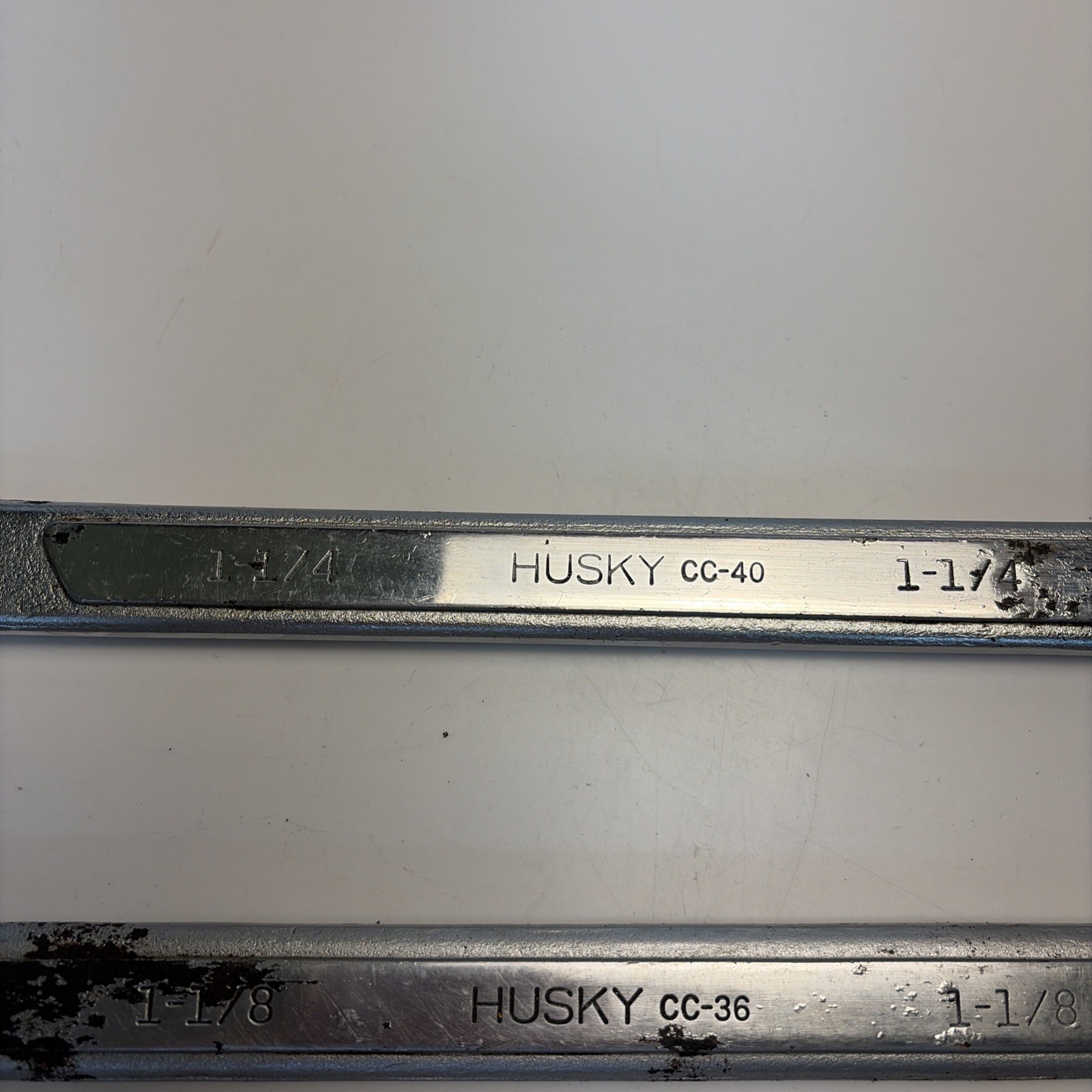 Vintage Husky USA Combination Wrench Set CC32 CC36 CC40 1″ – 1-1/4″