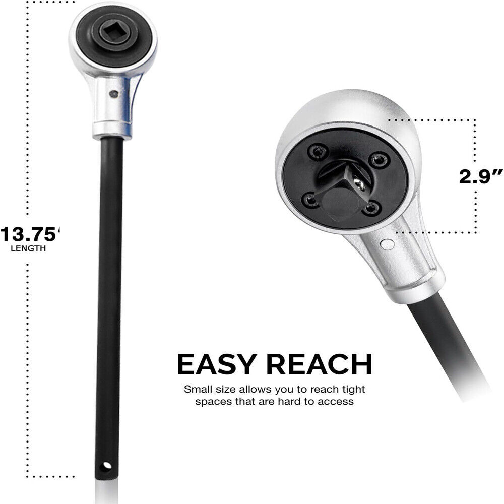 Professional Grade 1100 Foot-Pound Heavy Duty Torque Multiplier Wrench 1/2″ New