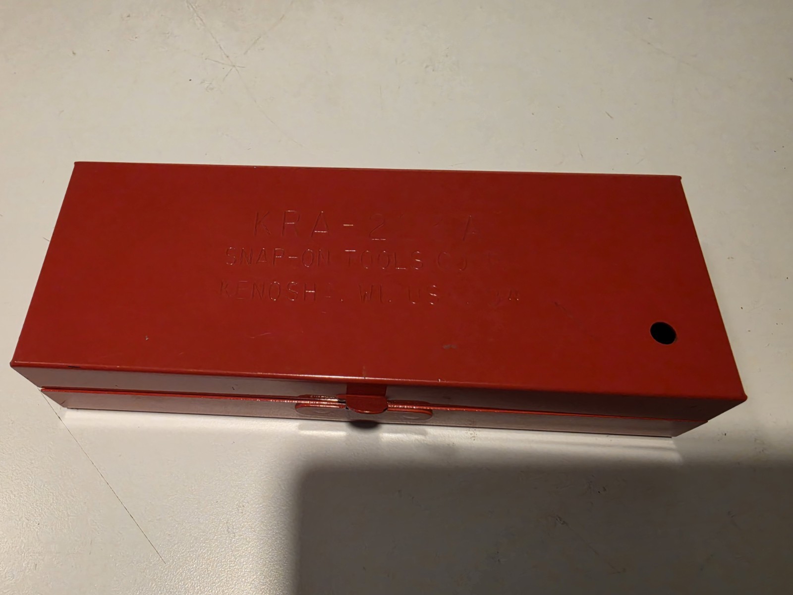 Vintage Snap On Tools KRA223A 1/4″ Drive Socket Set Tool Box 1994 Date Code NICE