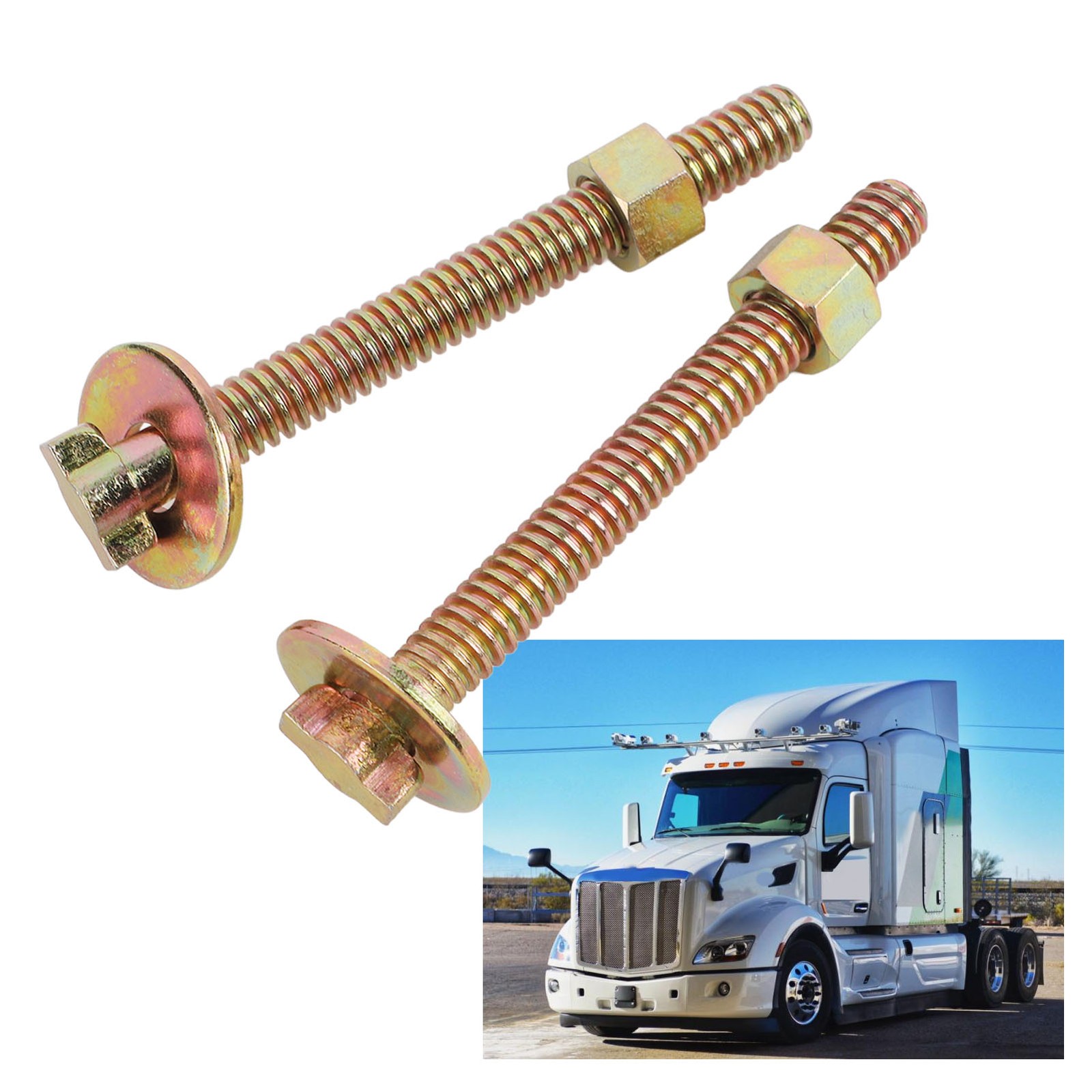 »2 Pcs Brake Cage Bolt 800921 Brake Chamber Cage Bolt Metal Release Bolt Cage