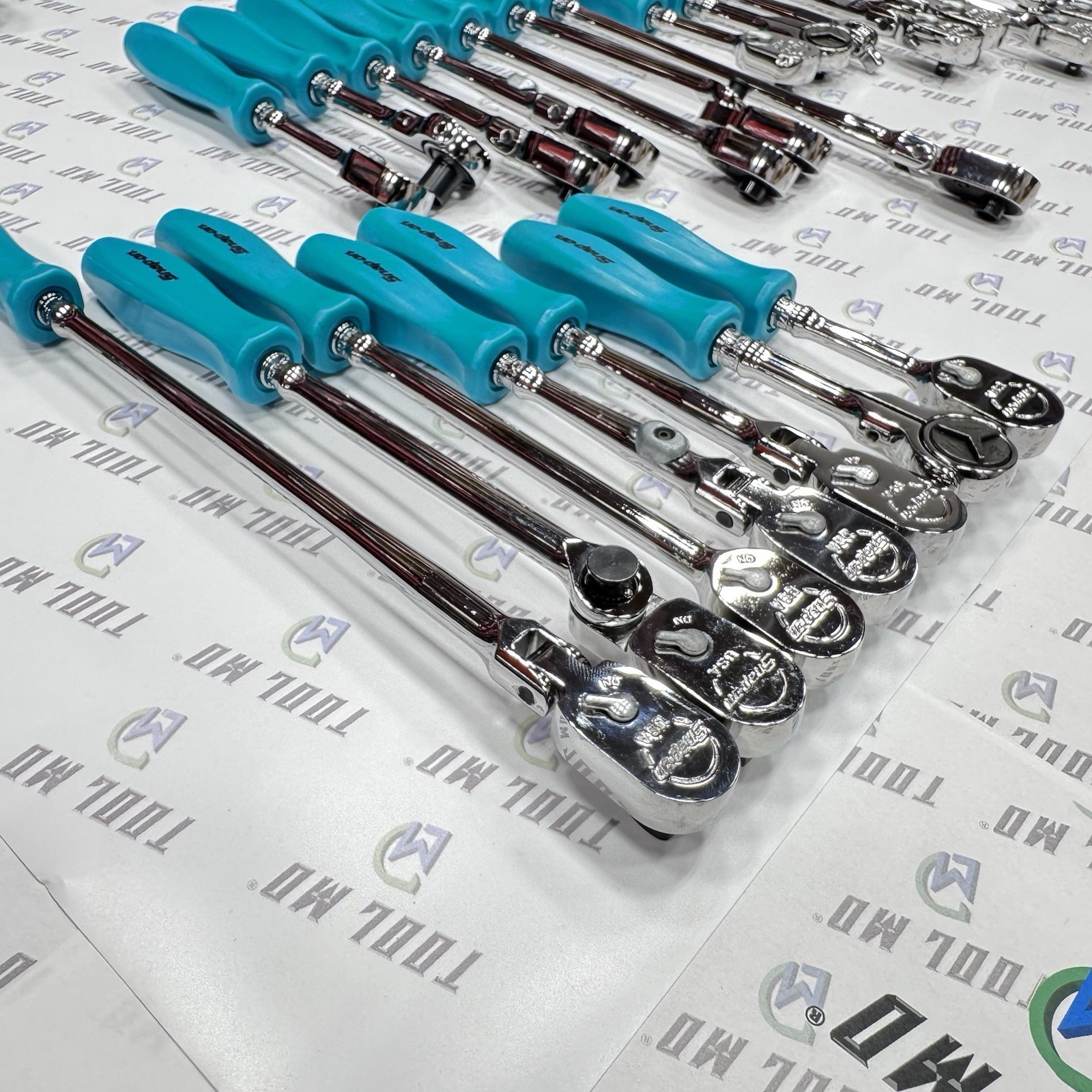 Snap-on Tools RARE TEAL 43pc «HOLY GRAIL» 1/2″ 3/8″ 1/4″ Drive Ratchet Set