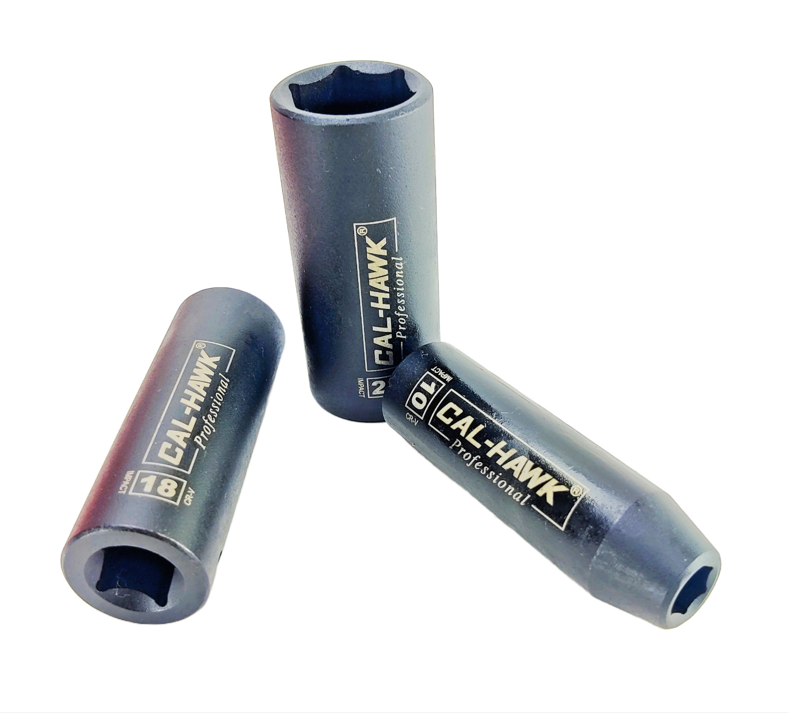 15-PC. 1/2″ DR. DEEP IMPACT CR-V Chrome Vanadium SOCKET SET METRIC 10-24MM 6PTS