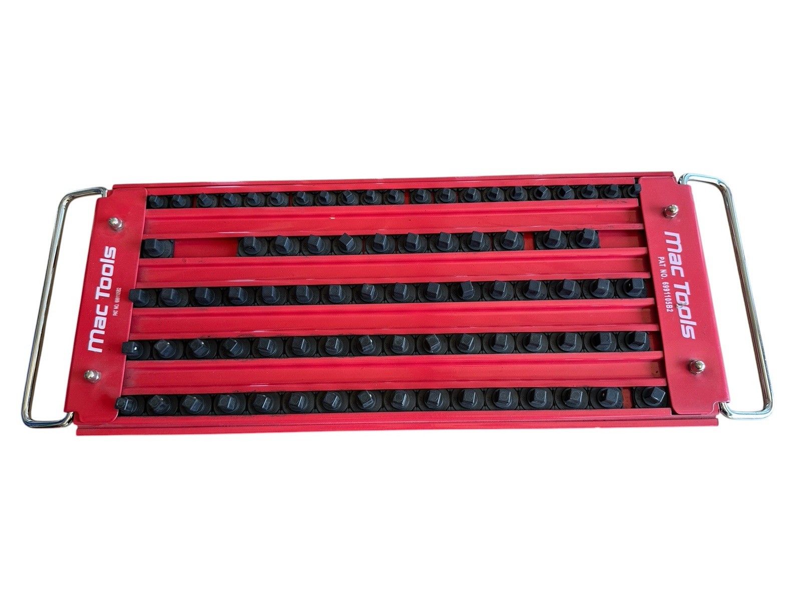 Mac tools socket Tray 1/4, 3/8, and 1/2 in RED Auto Tech Shop Mechanics