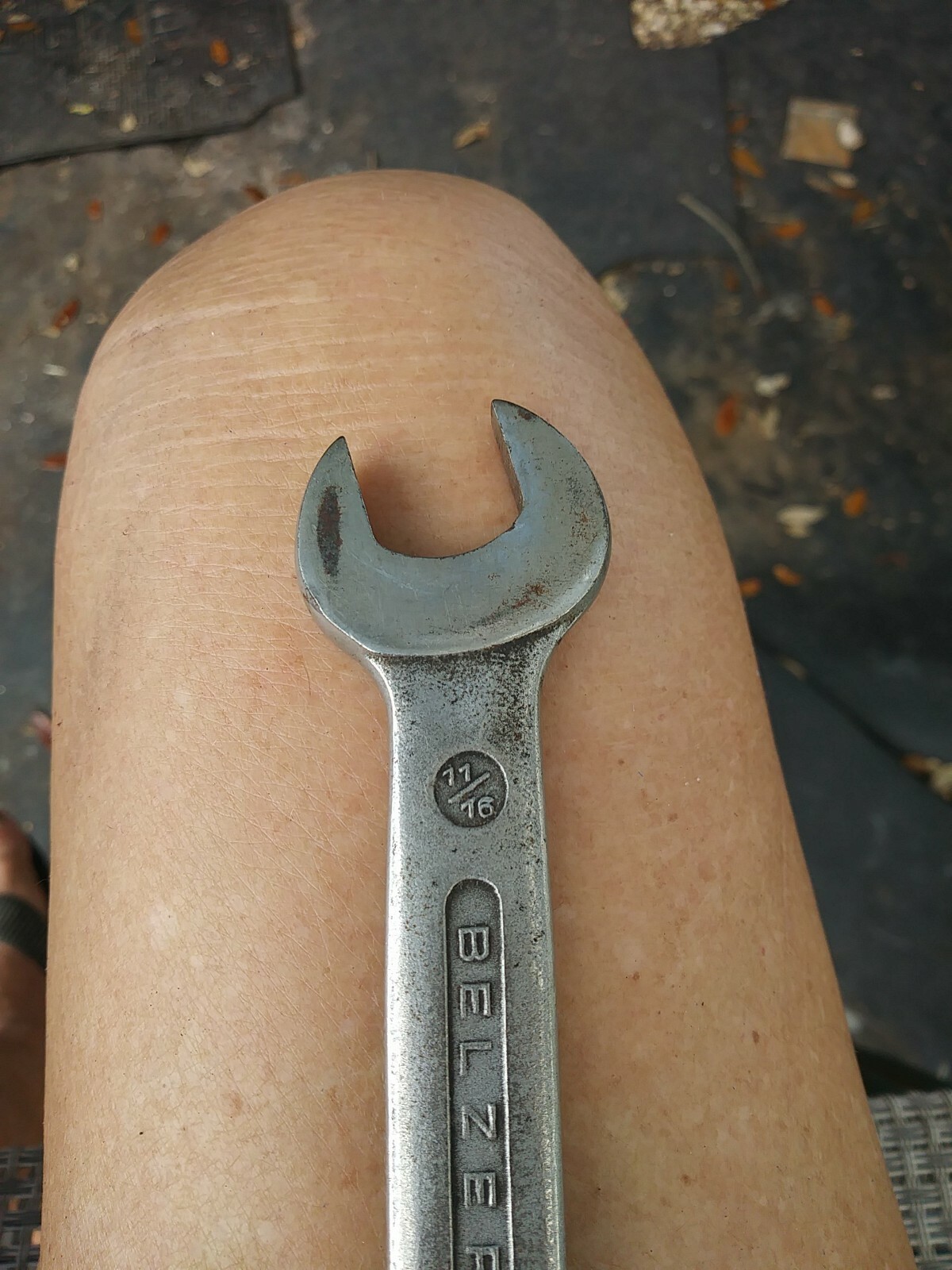 Vintage Wrench BELZER Automobil Open Ended Wrench 19/32 – 11/16 sae