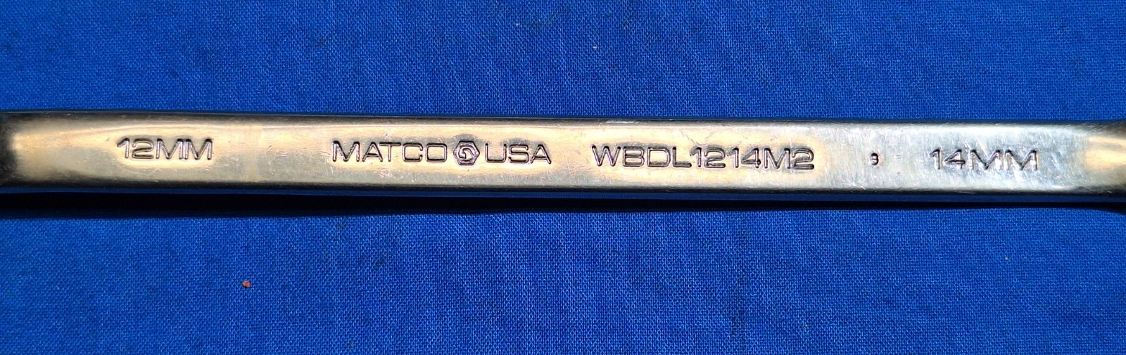 Matco tools USA WBDL1214M2 METRIC 12mm-14mm offset box wrench