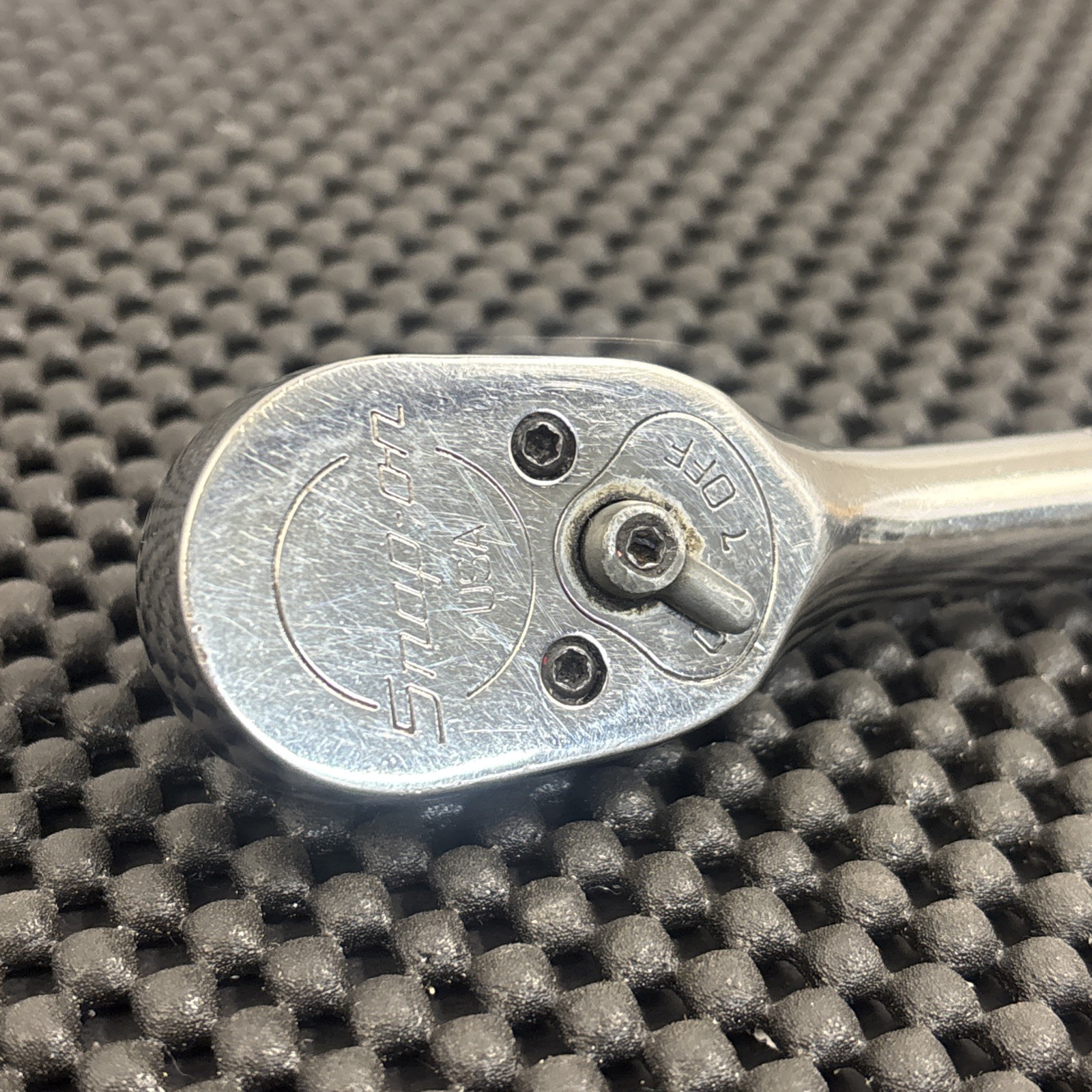 Snap On USA 3/8″ Drive Stubby Chrome Ratchet FK830