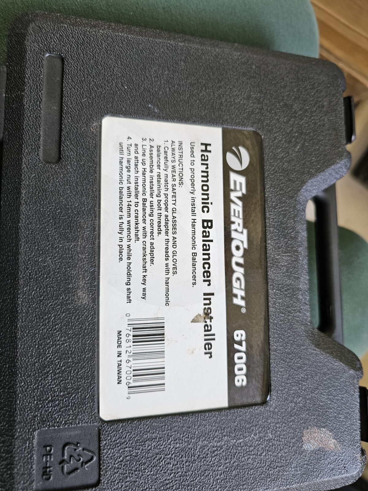 EVERTOUGH 67006 HARMONIC BALANCER Installer