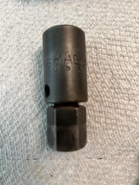 Vintage Mac Tools VT8 SAE Hex Bit Socket Set with Metal Tray