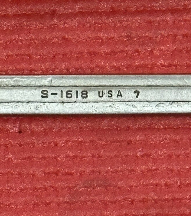 Blue Point Supreme 1/2″x 9/16″ Open End Wrench S-1618 Made in USA by Snap-On