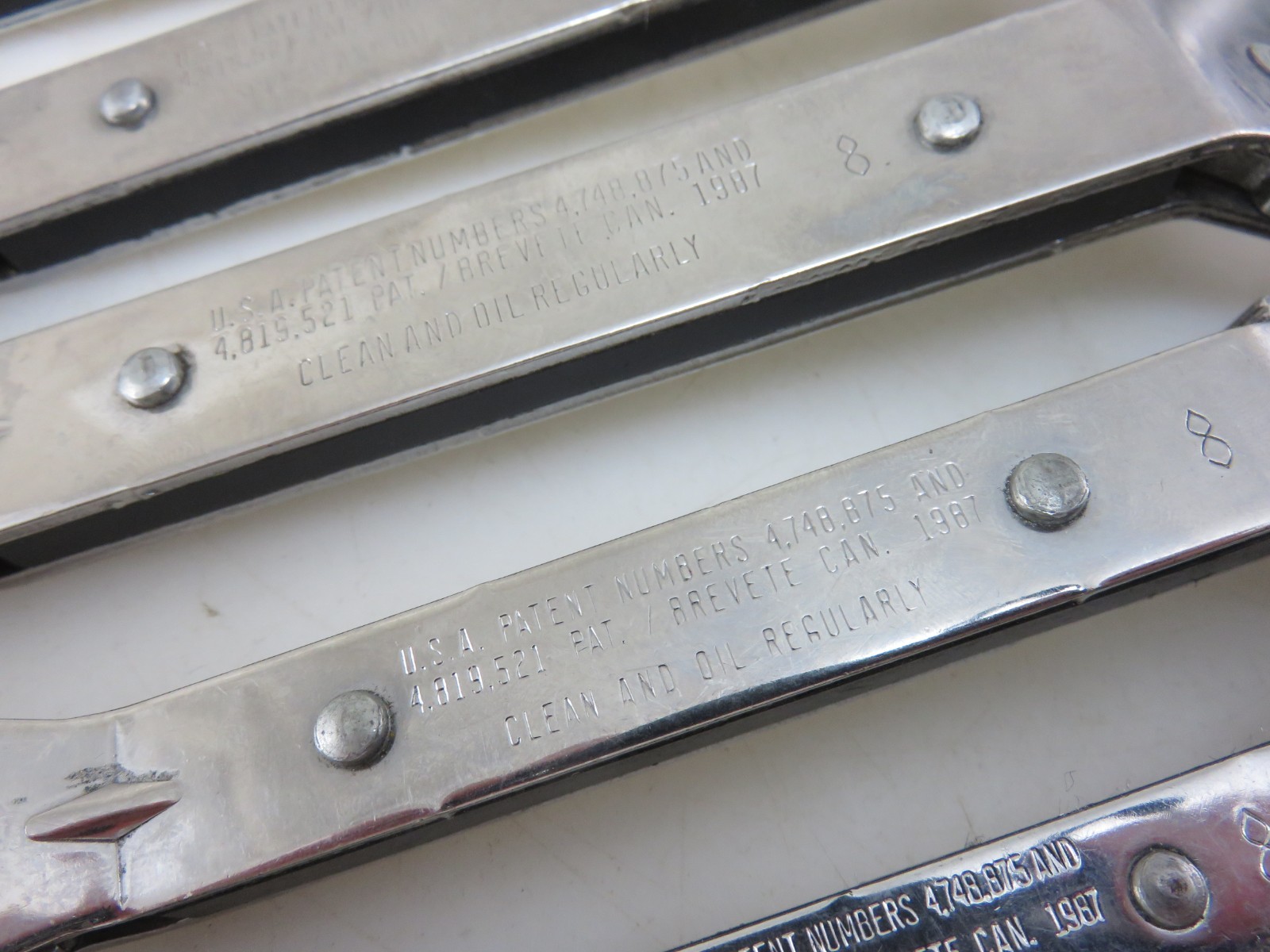 MAC Tools METRIC Offset Reversible Ratcheting Double Box End Wrench 5pc Set