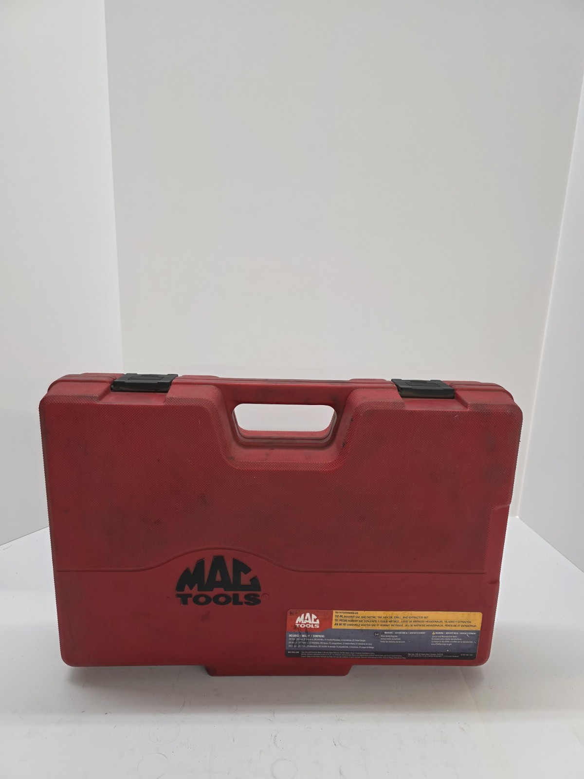 Mac Tools 117-PC. Tap and Die/Drill/Extractor Super Set TD117COMBOS-Us