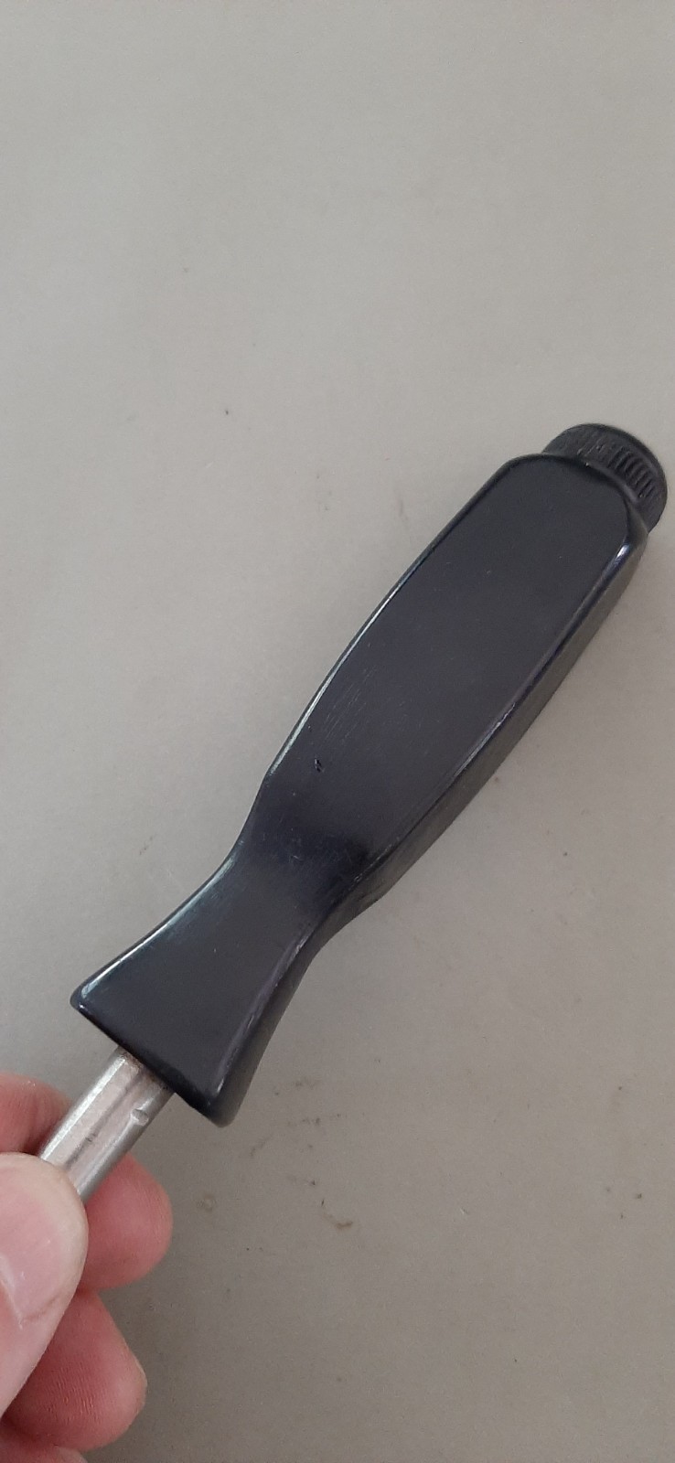Snap-on SSDM1A Magnetic Hex Bit Holder Spinner Black Hard Handle Stubby READ!!