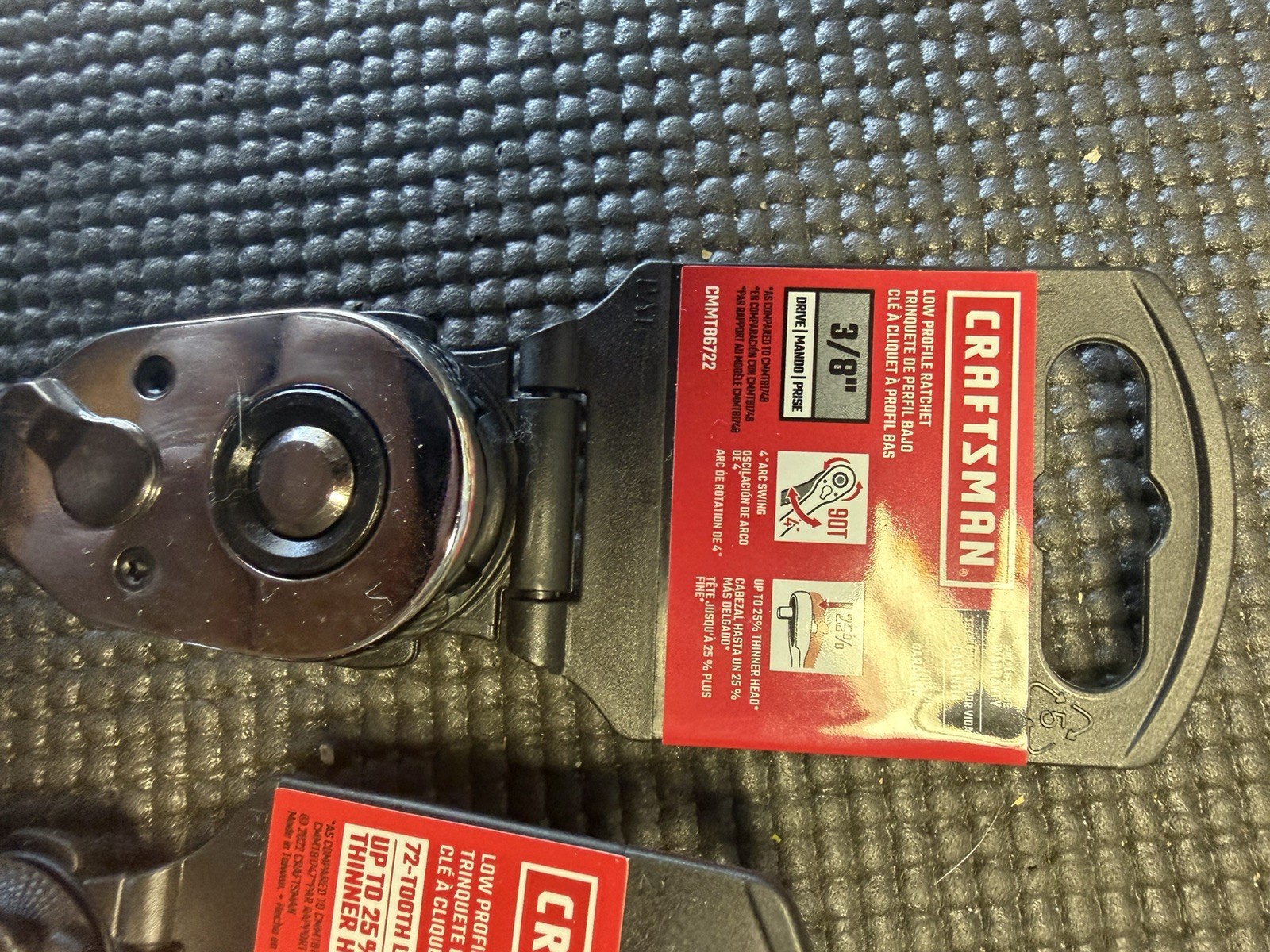Craftsman Low Profile Ratchet 1/4 & 3/8 In. Drive CMMT86721 CMMT86722