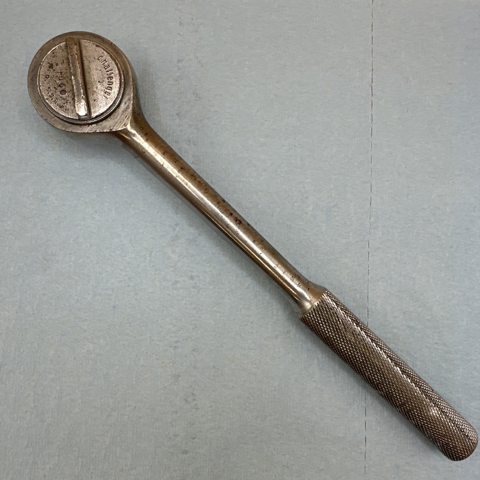 Vintage Proto Challenger 1/2″ Drive Round Head Ratchet Model 1660 USA Made