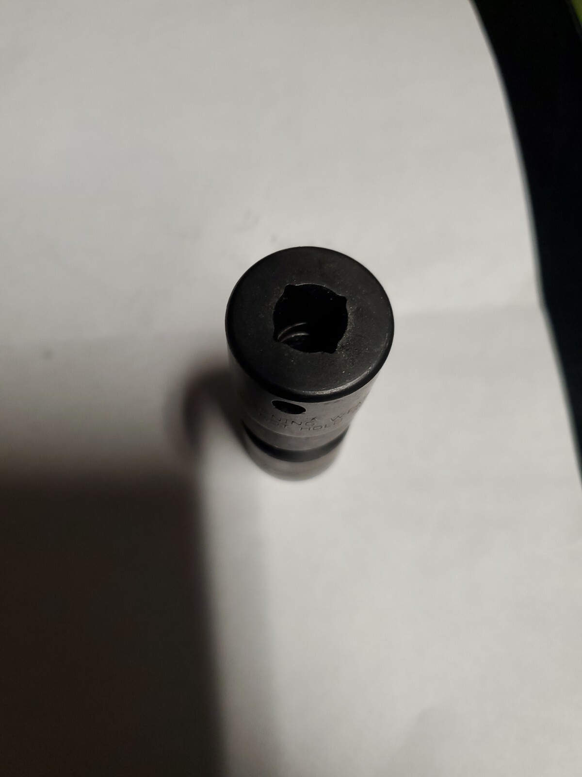 Snap-on Tools USA NEW 3/8″ Drive 17mm Metric 6PT Impact Swivel Socket IPFM17C.