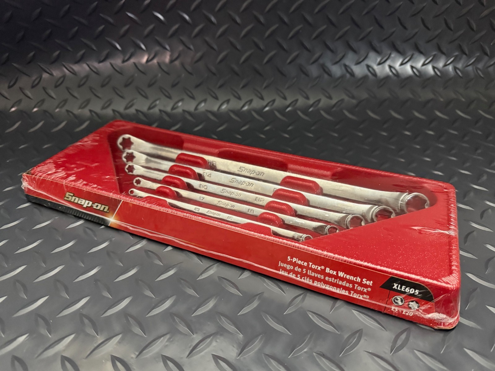 SNAP ON TOOLS USA 5 Pcs TORX Long 10º Offset Box Wrench Set E5-E20 XLE605 SEALED