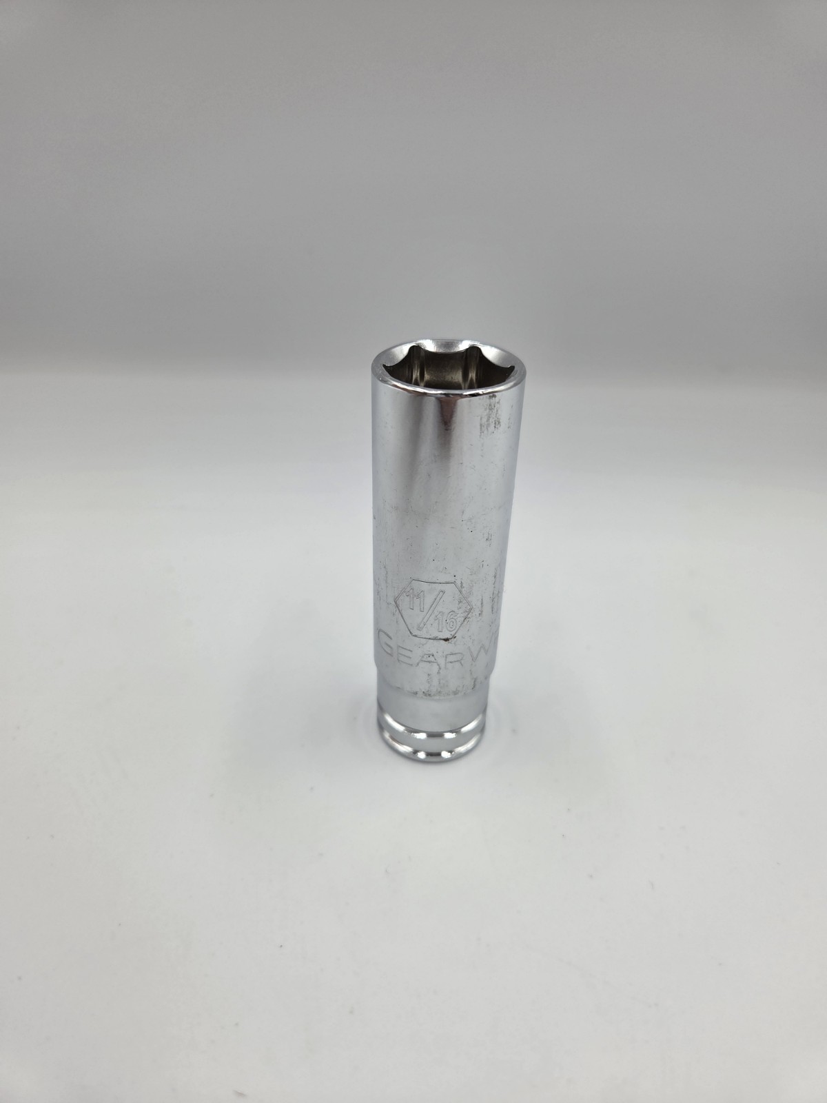 GEARWRENCH 1/2″ Drive 6 Pt. Deep Socket, 11/16″ – 80617 11/16 in